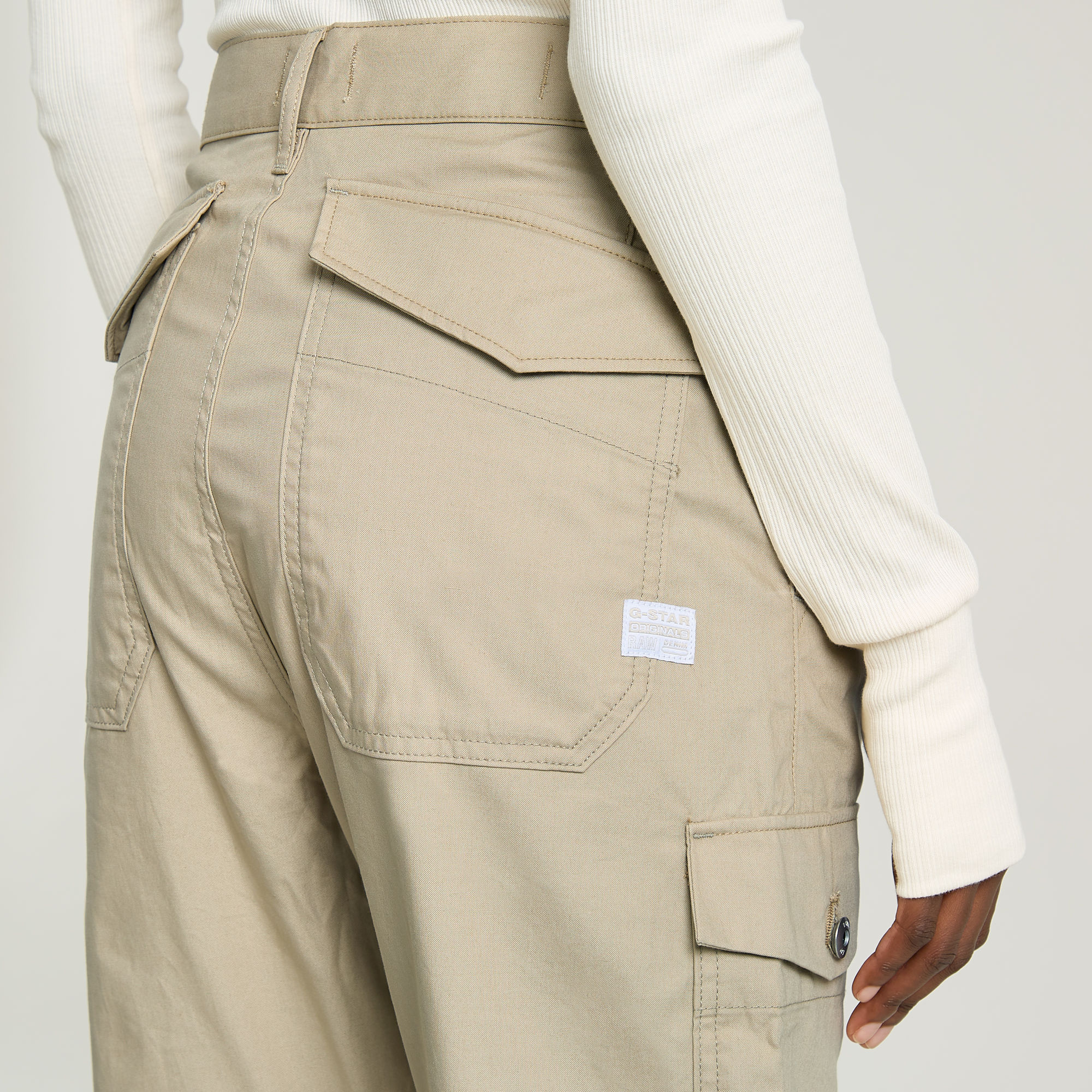 G-Star RAW Regular Cargo Broek Beige Dames