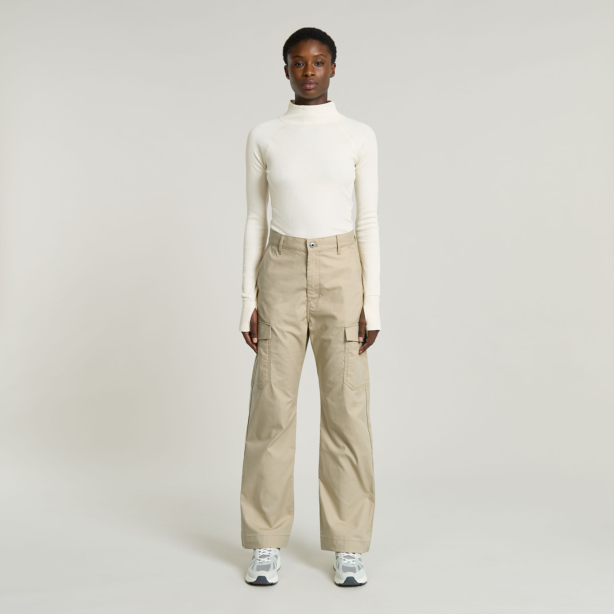 G-Star RAW Regular Cargo Broek Beige Dames