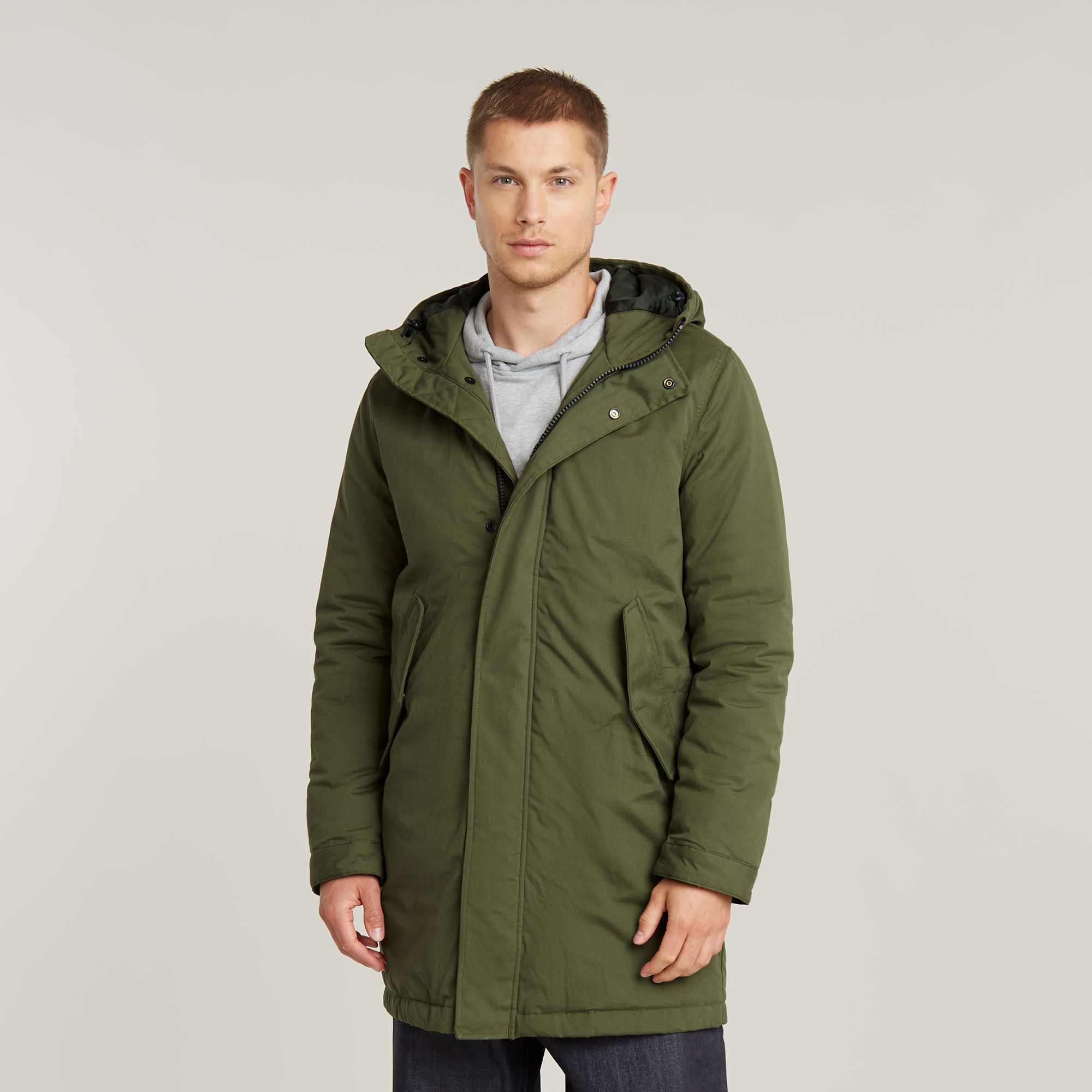 

Everyday Hooded Parka - Green - Men