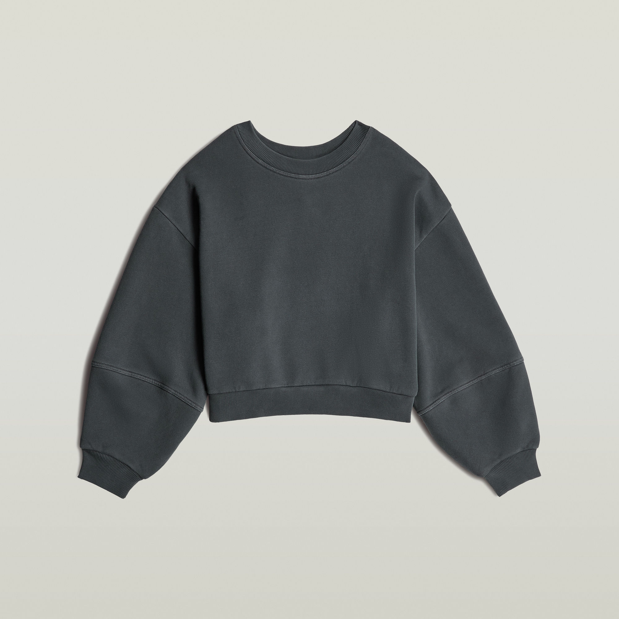G-Star RAW Overdyed Big Sleeve Oversized Sweater Zwart Dames