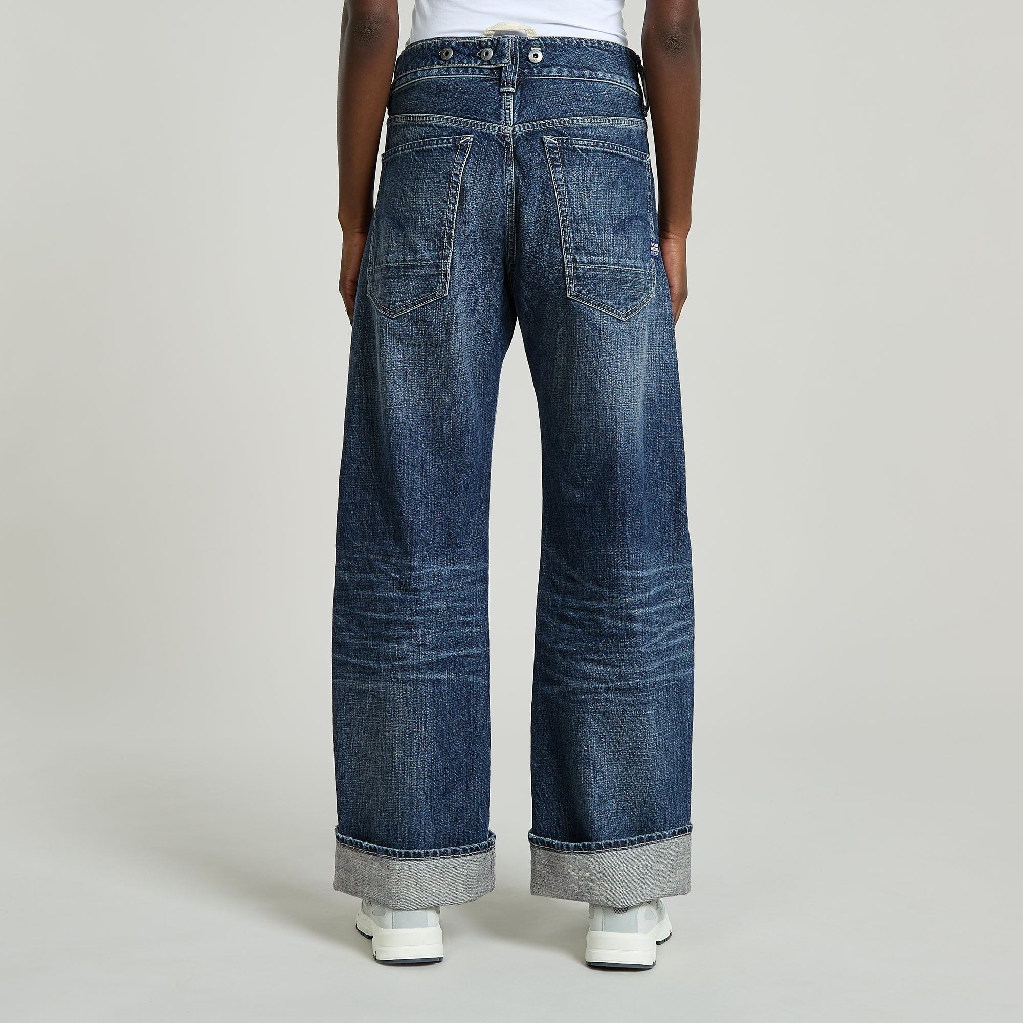 G-Star RAW G-STAR Origins Bowey 3D Selvedge Jeans Donkerblauw Dames