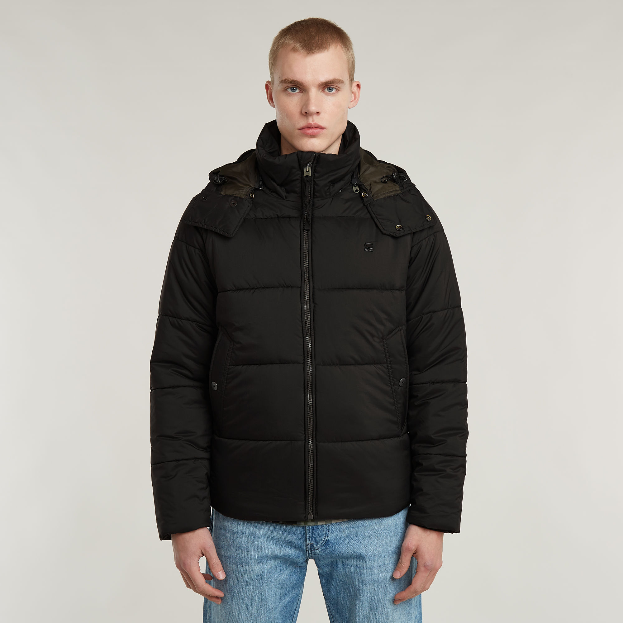 G-Whistler Padded Hooded Jacket - Schwarz - Herren