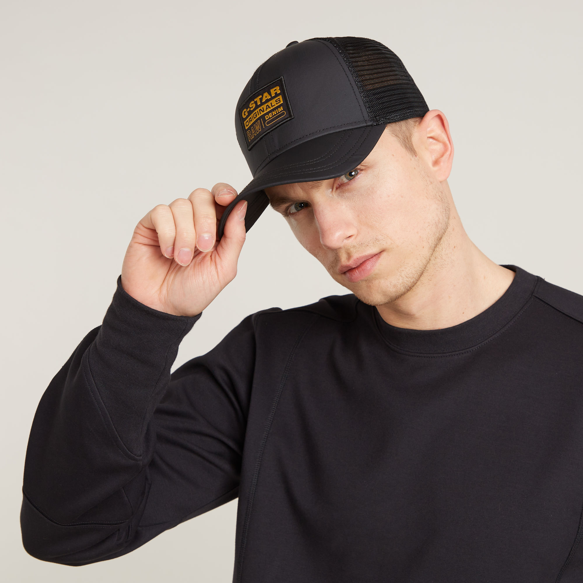 G-Star RAW Embro Baseball Trucker Cap Zwart Heren