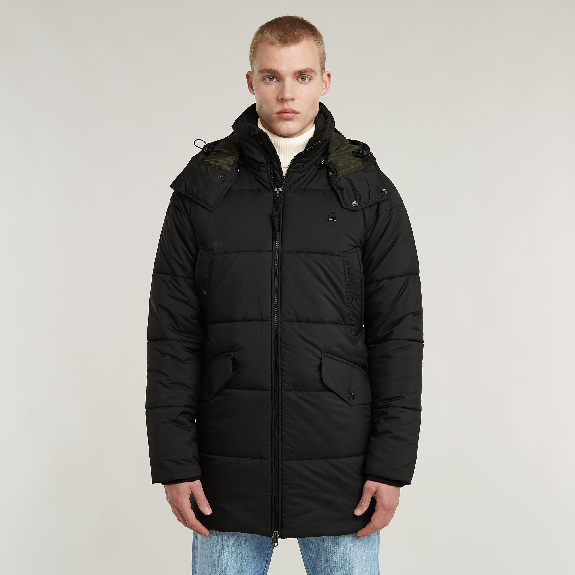 

G-Whistler Padded Hooded Parka - Black - Men