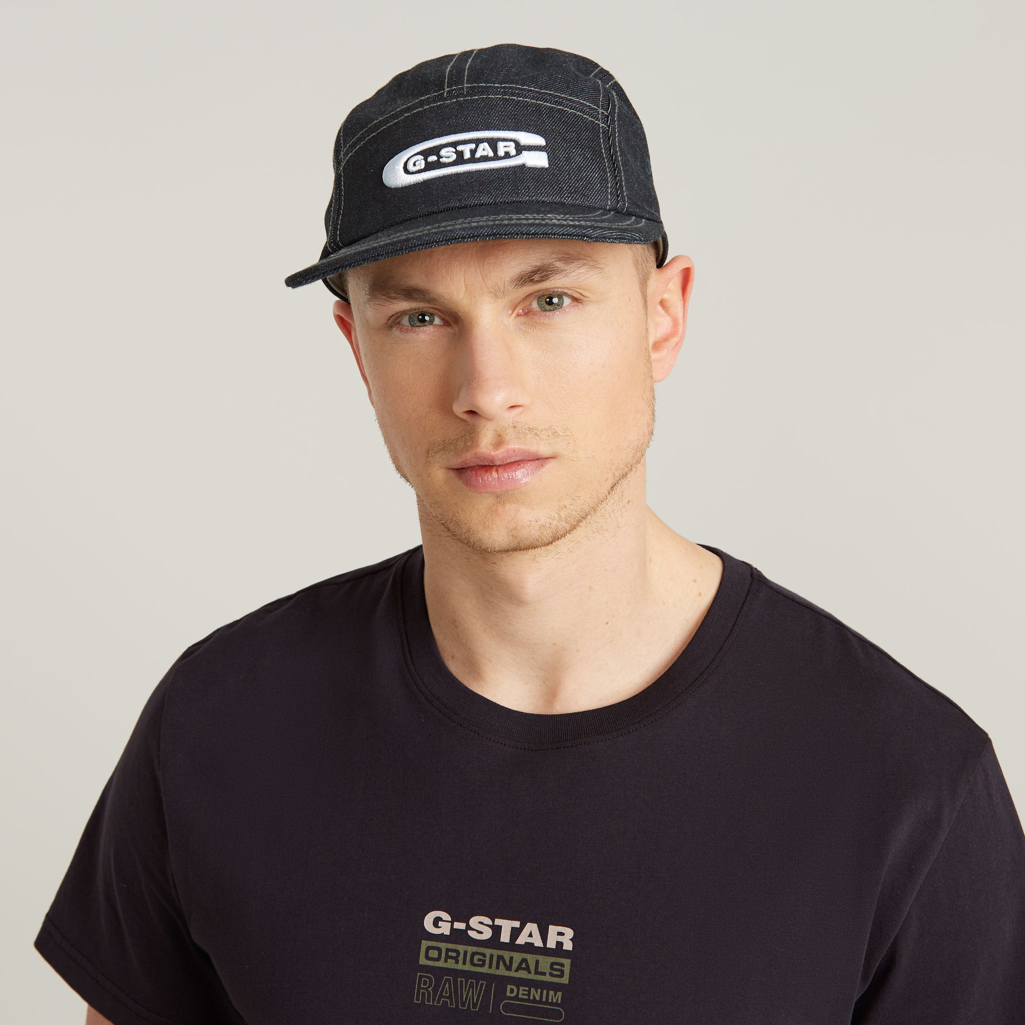 G-Star RAW Flat Brim 5 Panel Cap Donkerblauw Heren
