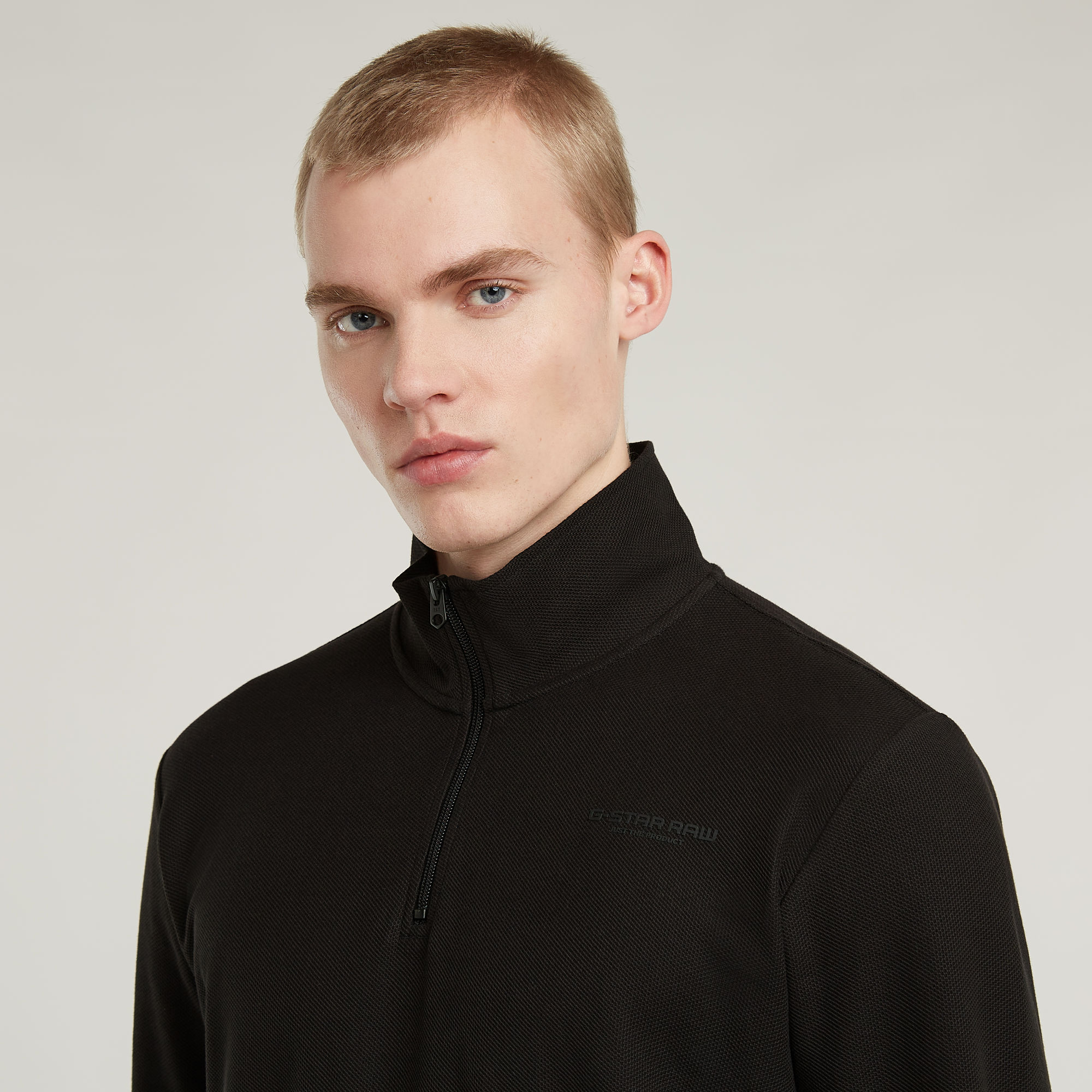 G-Star RAW Half Zip Tweeter Zwart Heren