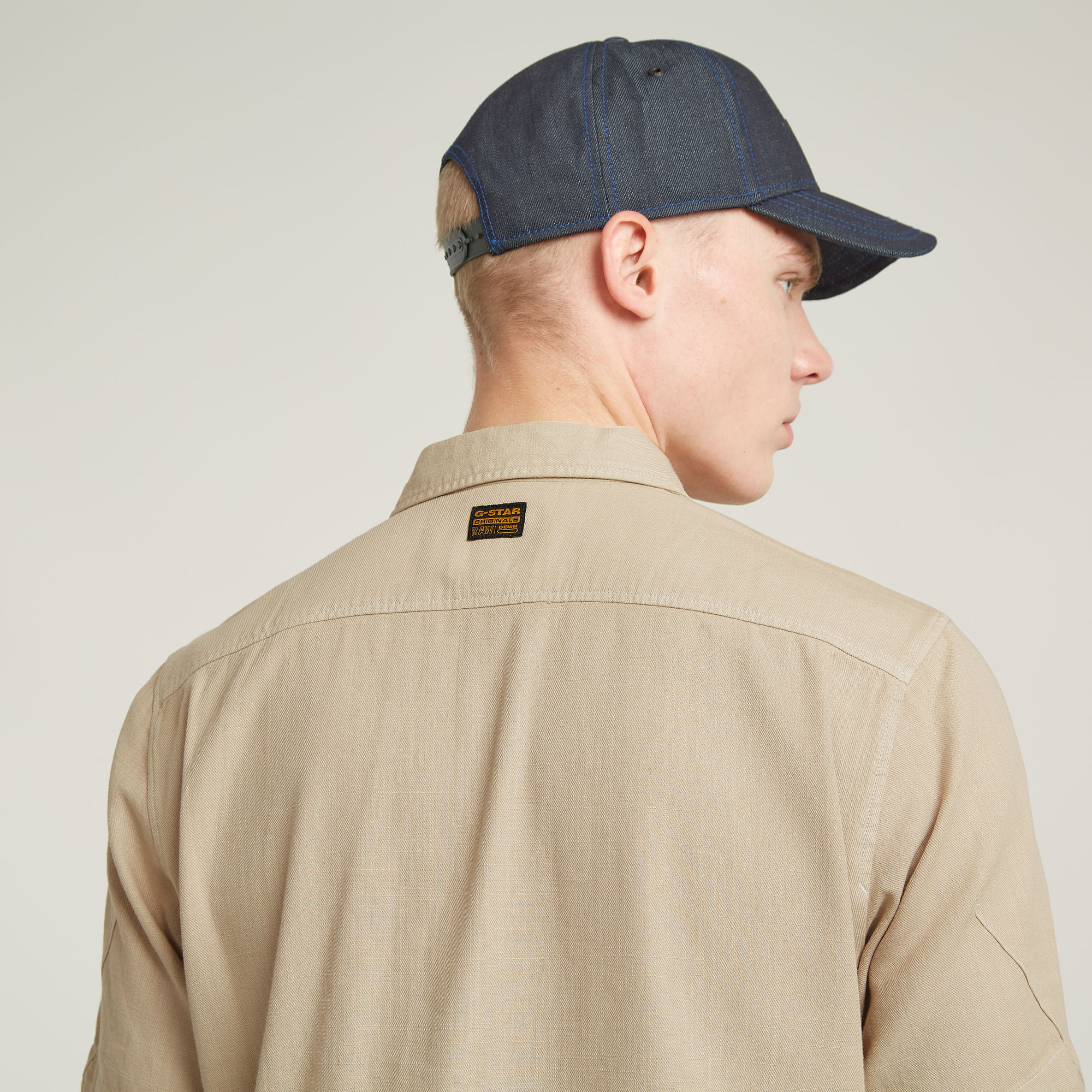 G-Star RAW Marine Slim Shirt Beige Heren