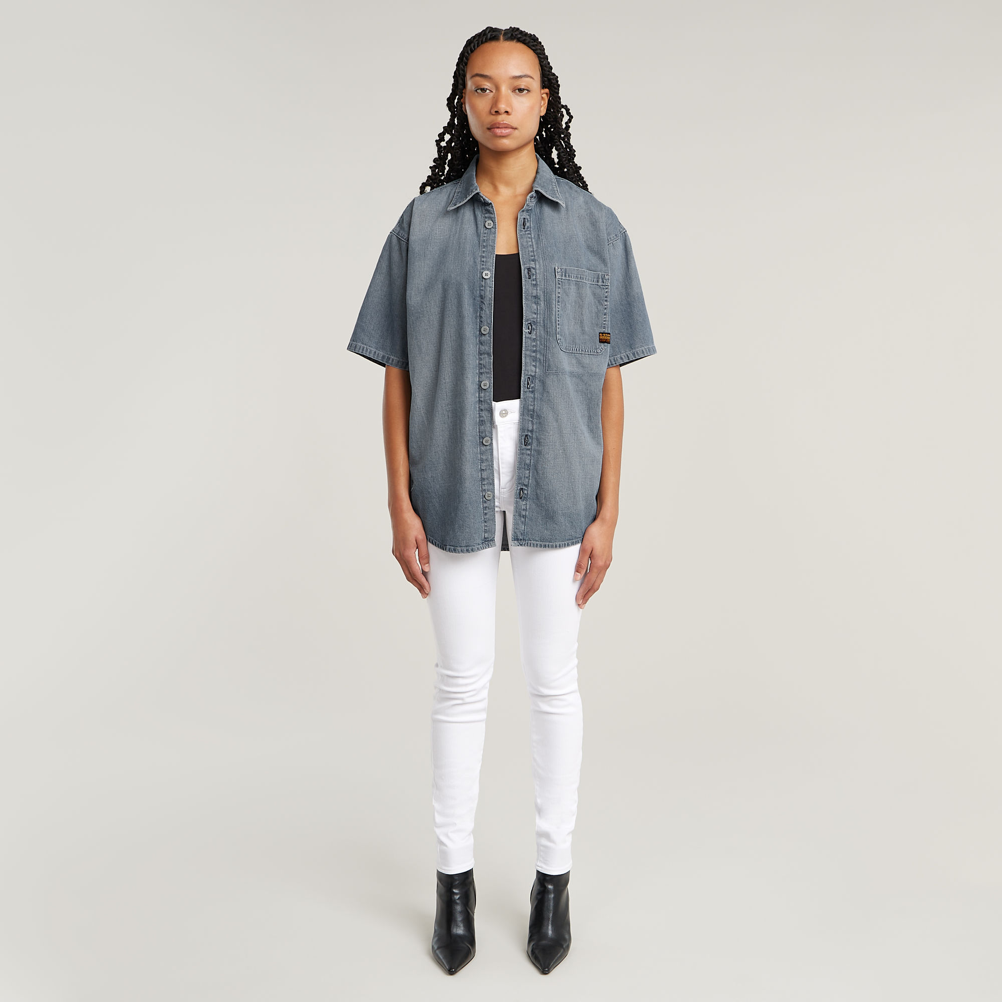 Thumbnail - Lhana Skinny Jeans - Weiß - Damen
