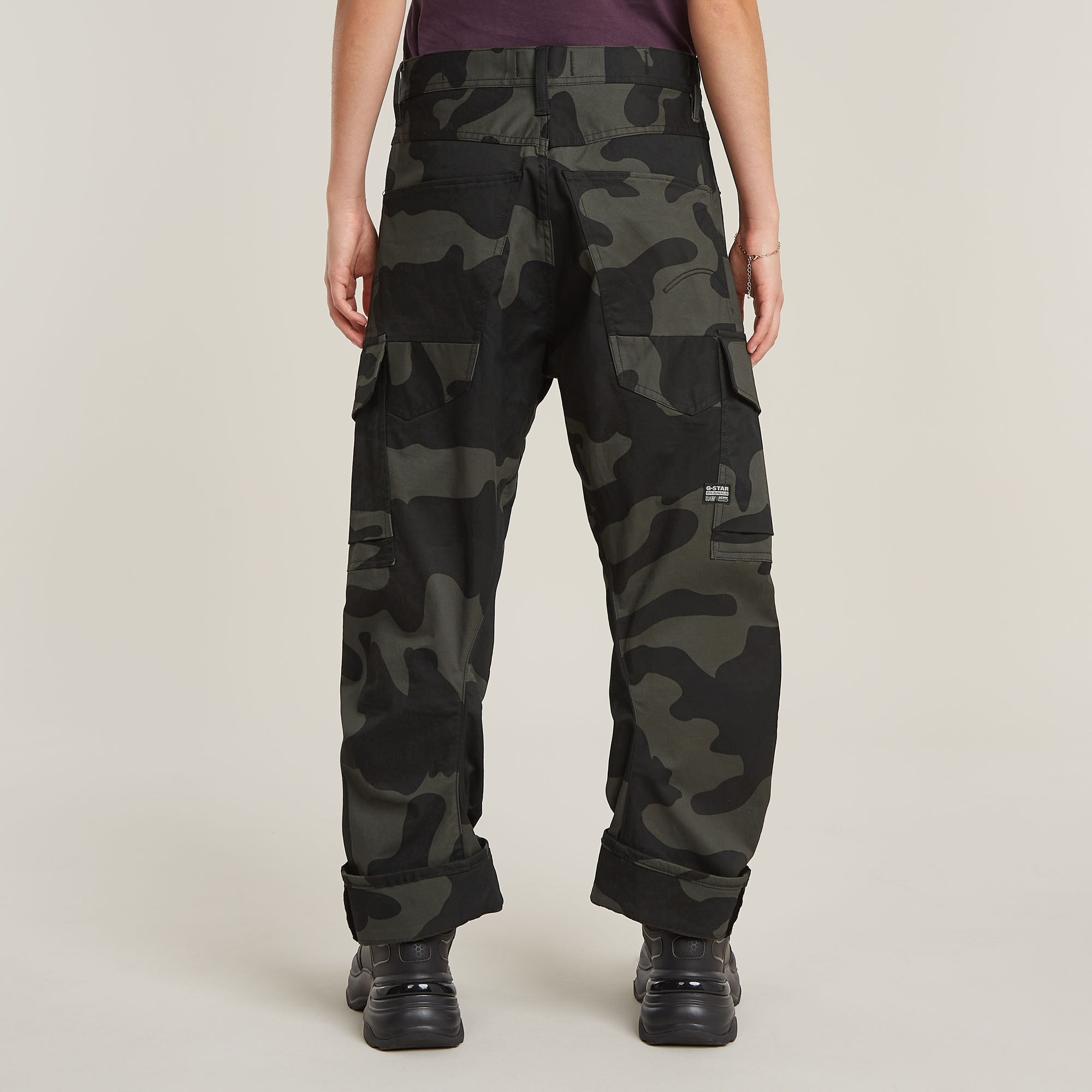 G-Star RAW Cargo Broek 3D Boyfriend Meerkleurig Dames