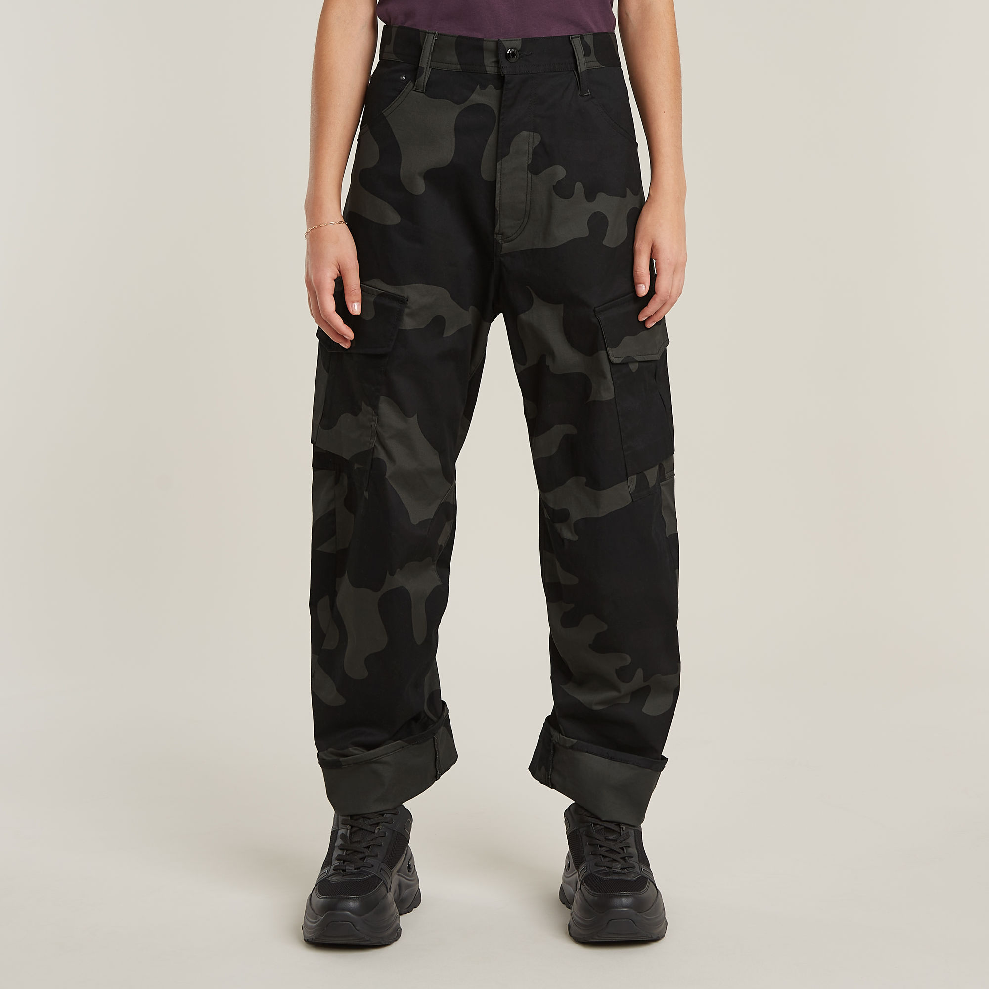 

Cargo Broek 3D Boyfriend - Meerkleurig - Dames