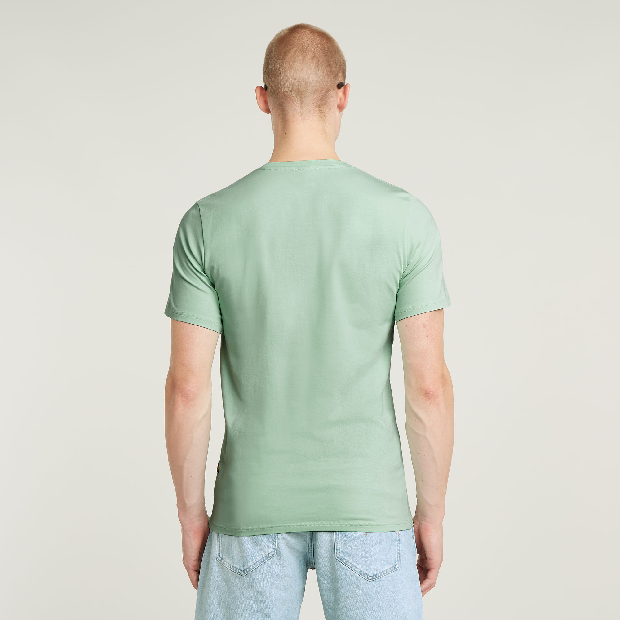 G-Star RAW Slim Base T-shirt Groen Heren