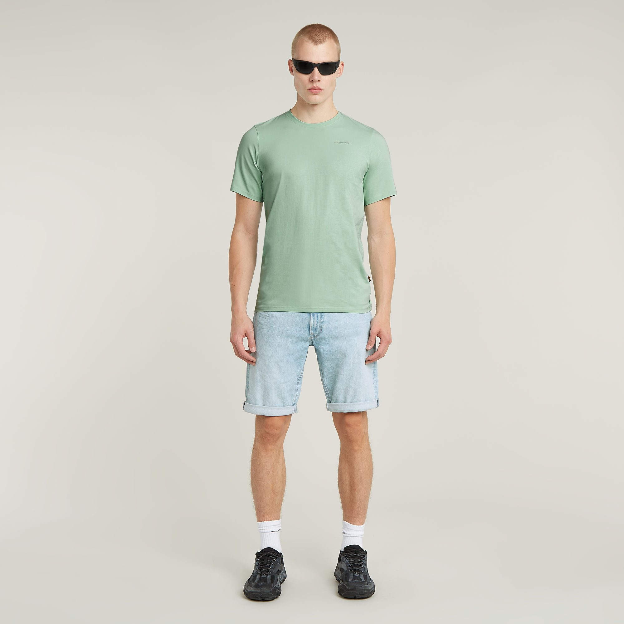 G-Star RAW Slim Base T-shirt Groen Heren