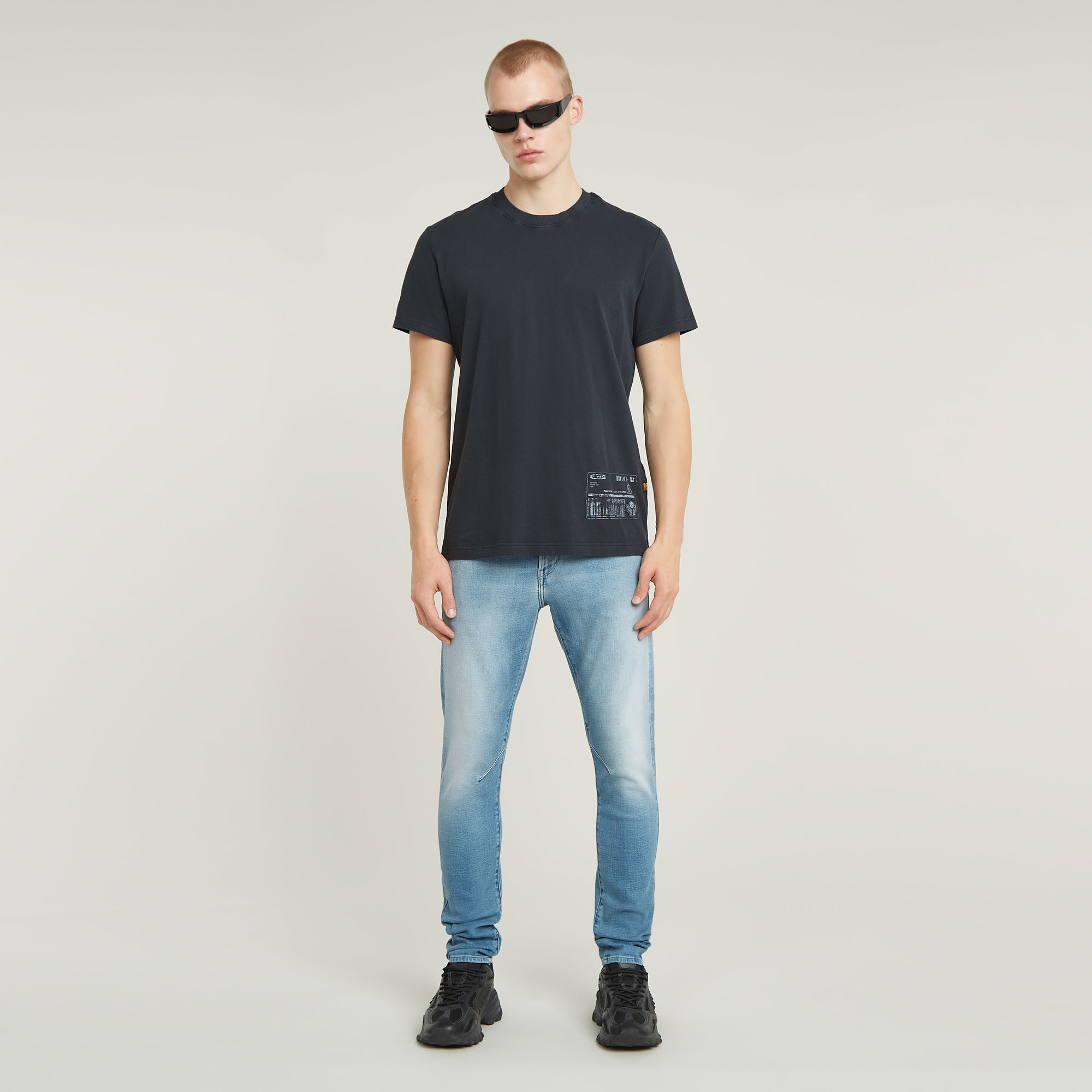 Thumbnail - D-Staq 3D Slim Jeans - Hellblau - Herren