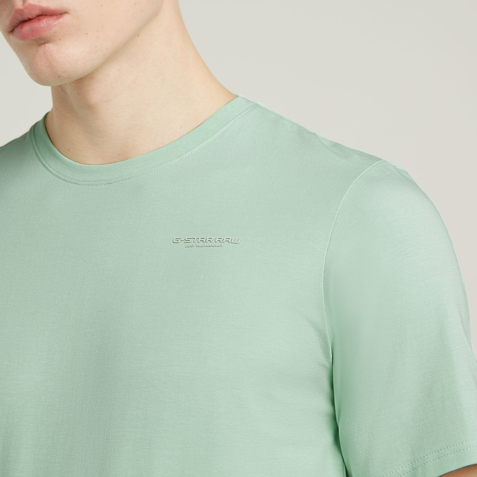 G-Star RAW Slim Base T-shirt Groen Heren