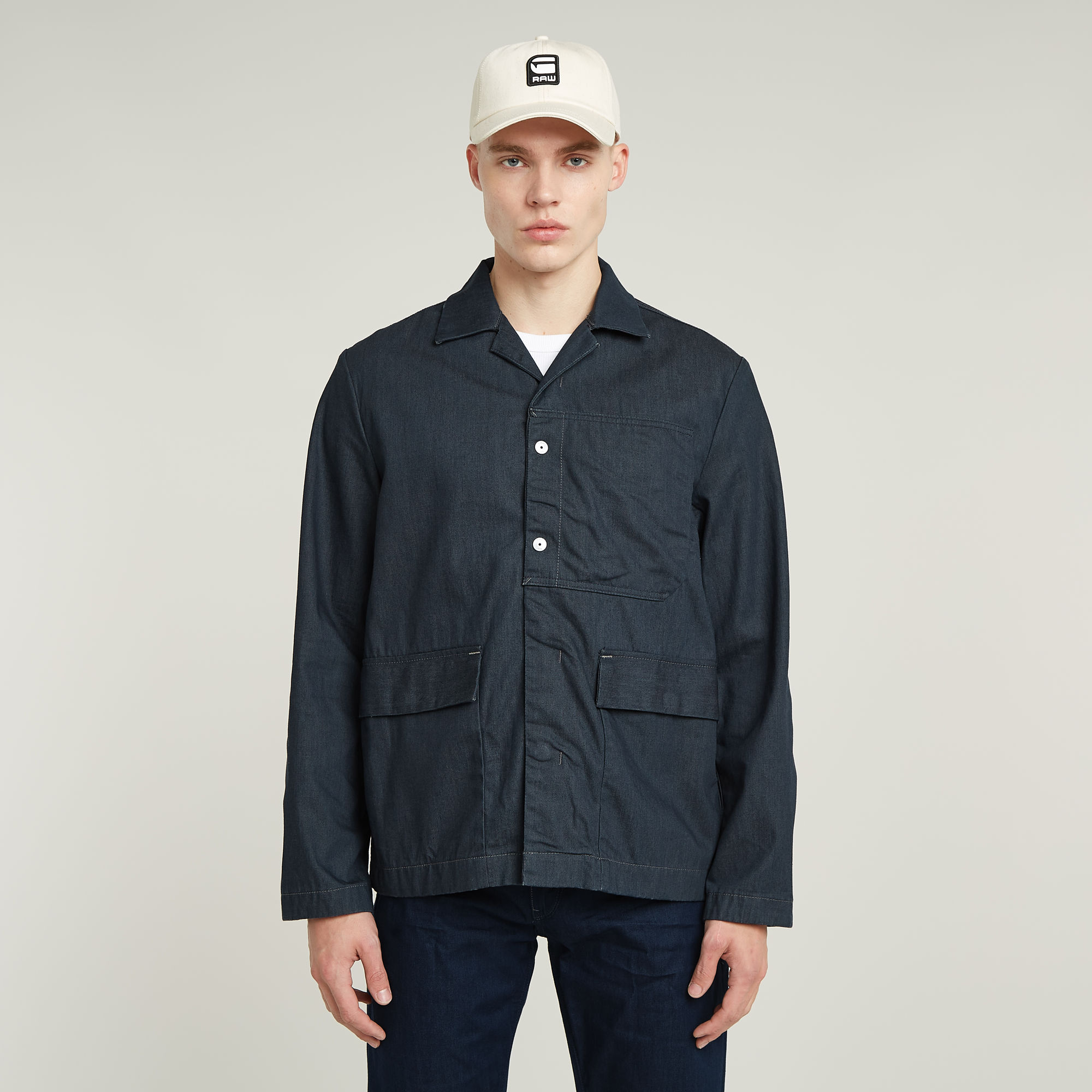 G-Star RAW Marseille Blazer Donkerblauw Heren