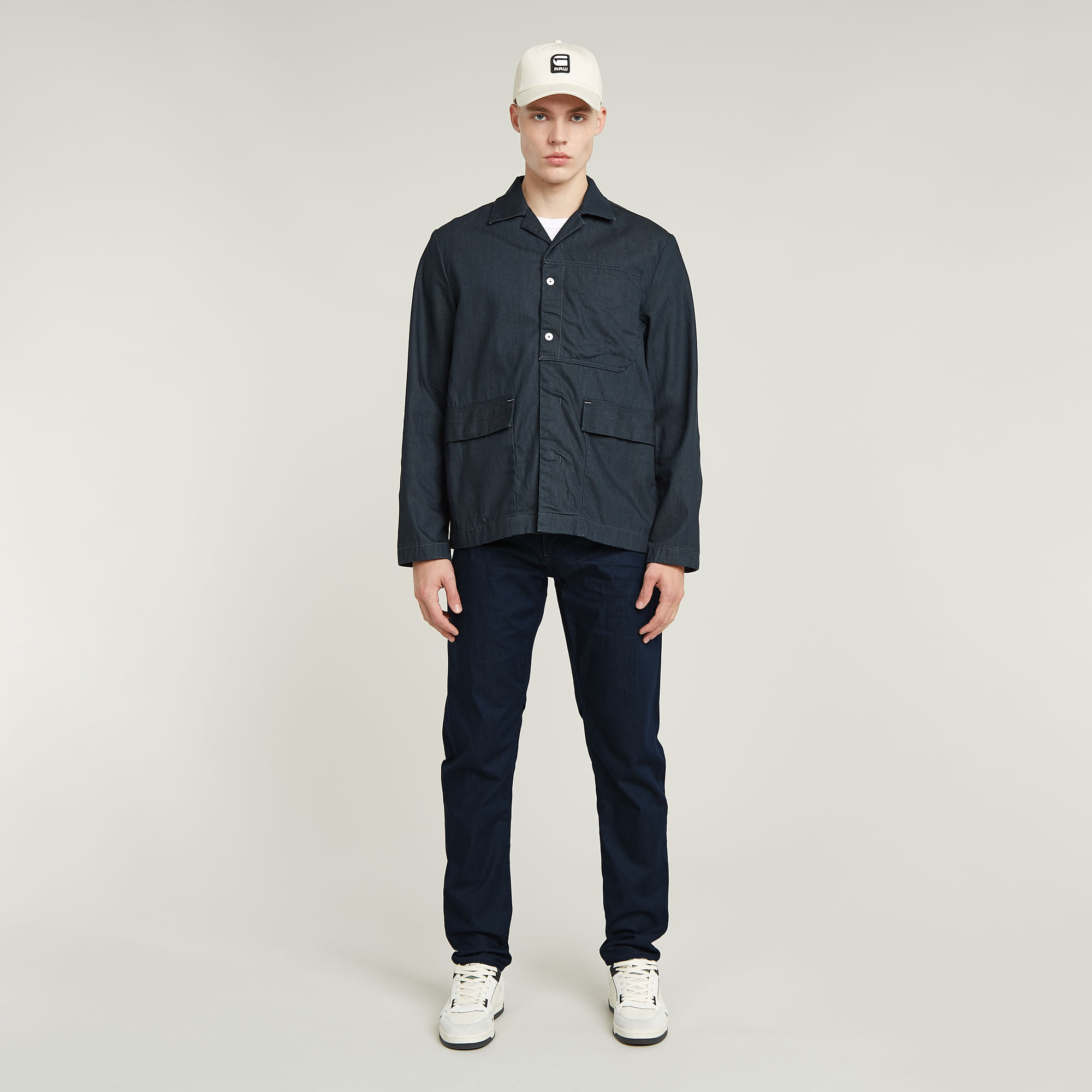 G-Star RAW Marseille Blazer Donkerblauw Heren