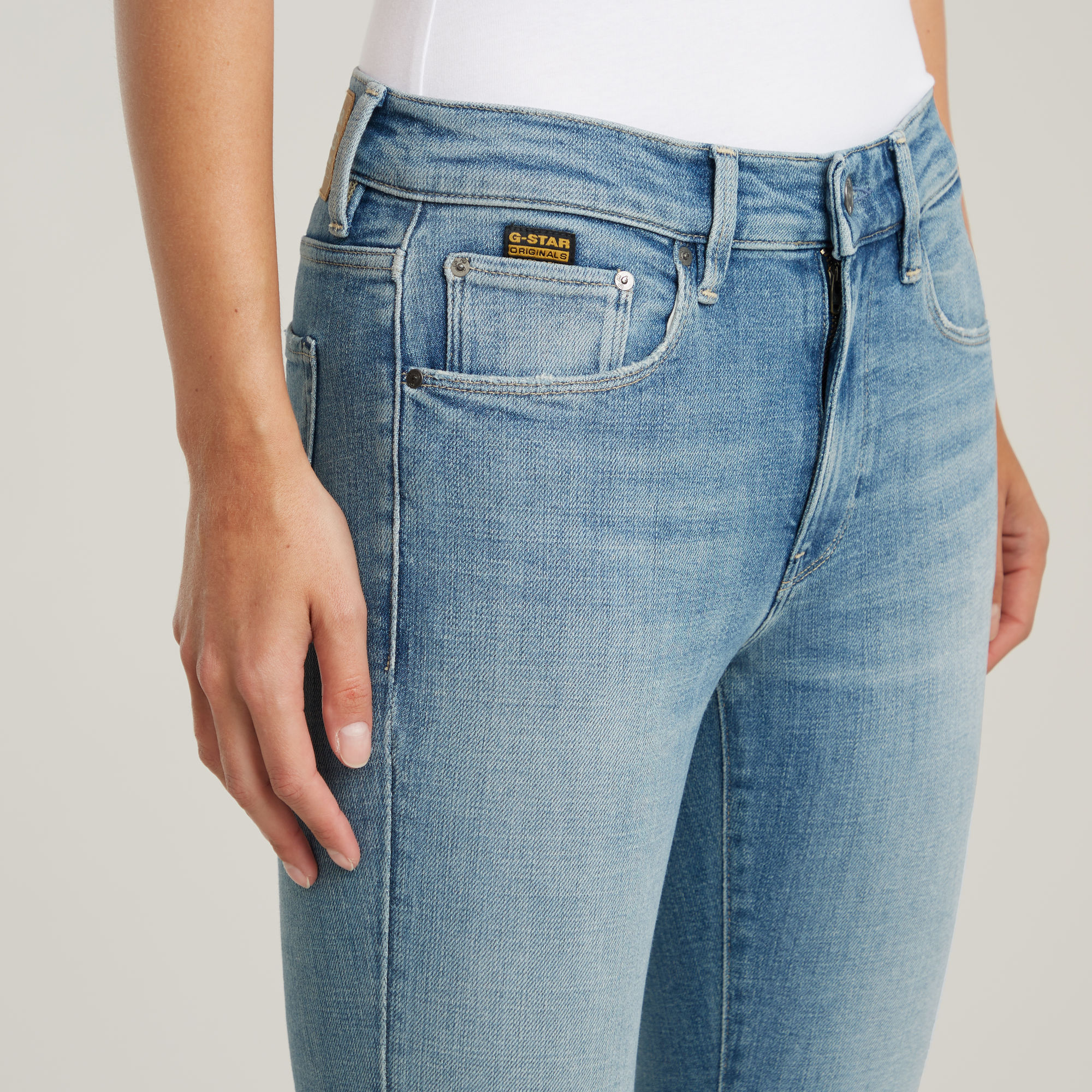 G-Star RAW 3301 Flare Jeans Lichtblauw Dames