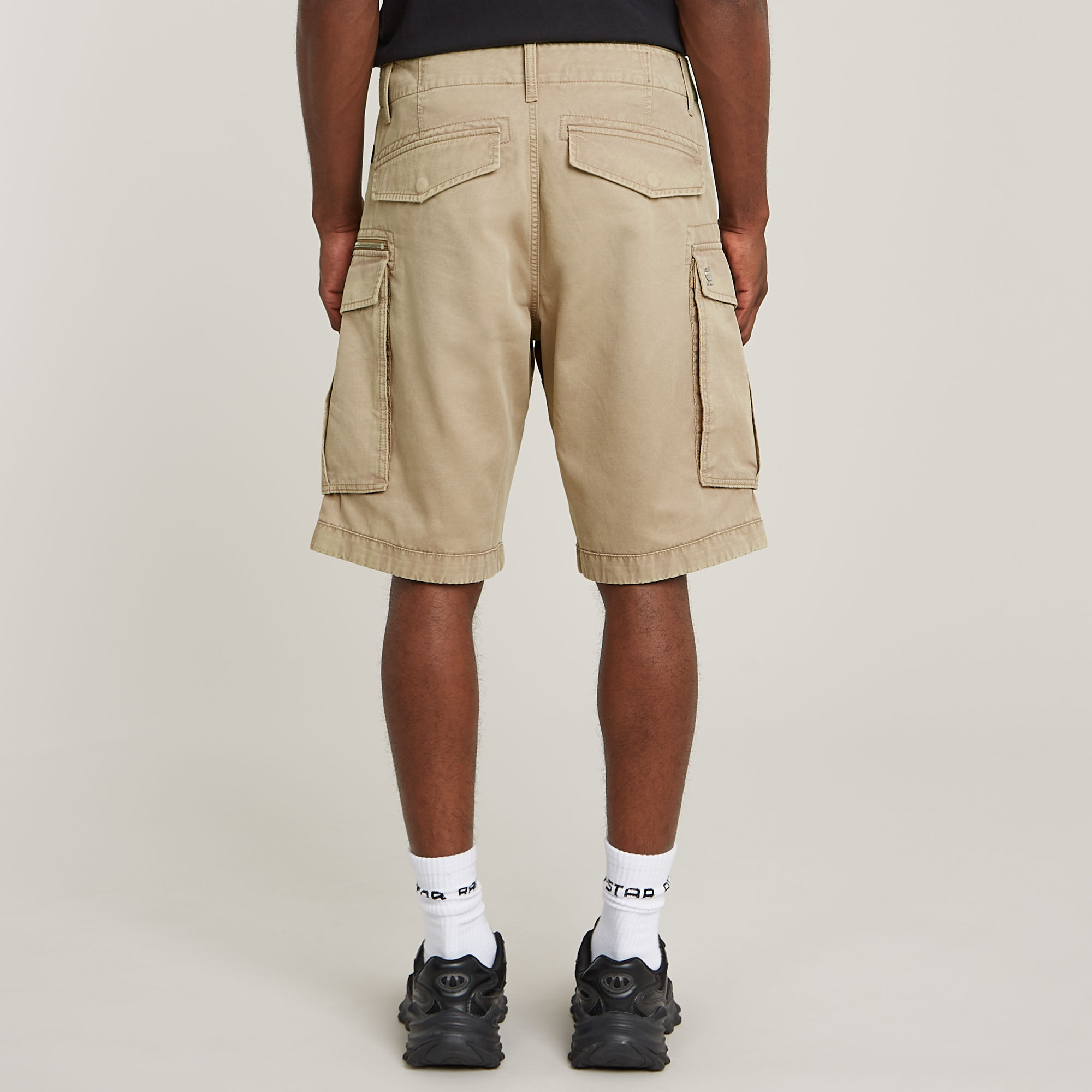 G-Star RAW Rovic Zip Relaxed Short Beige Heren
