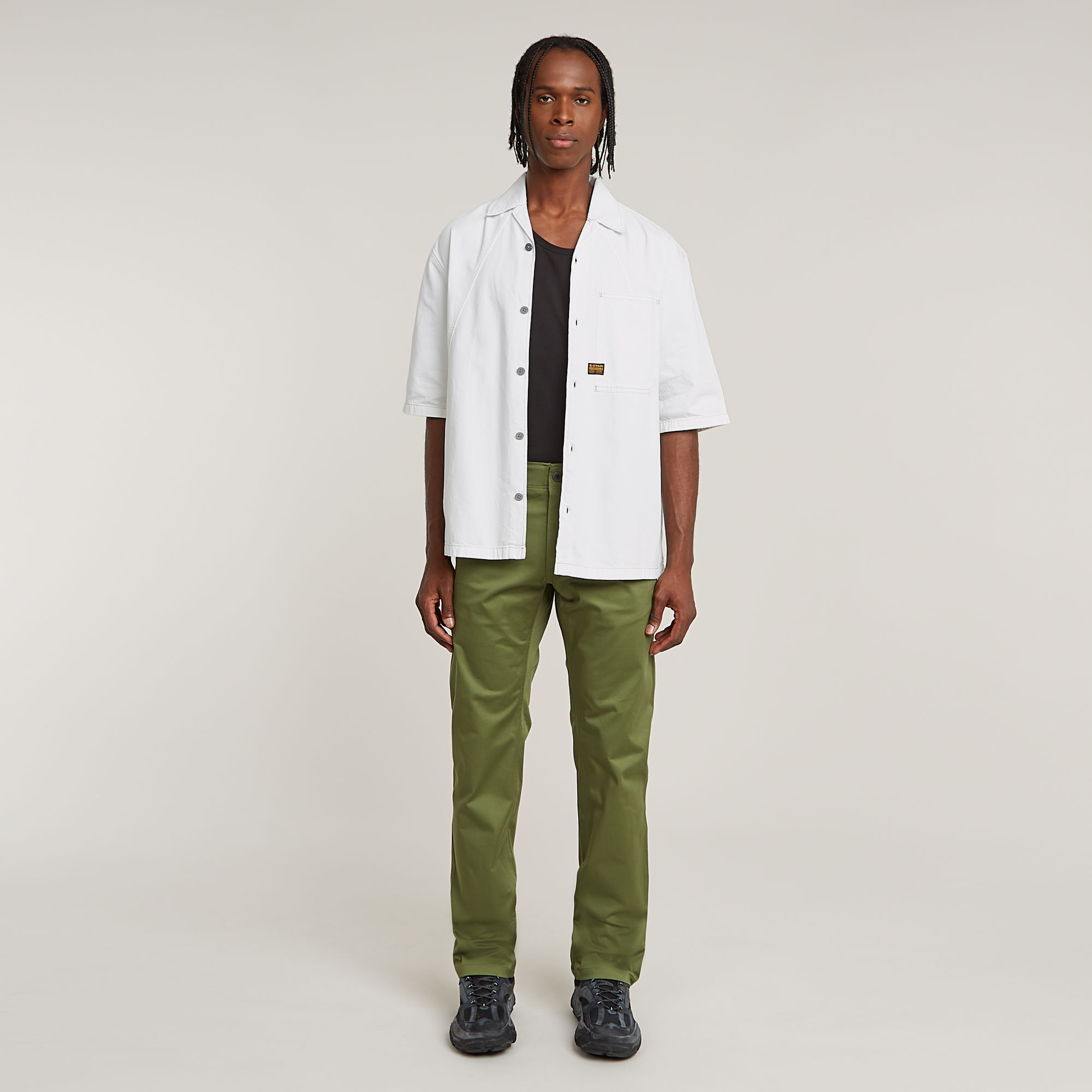 G-Star RAW Mosa Straight Chino Groen Heren