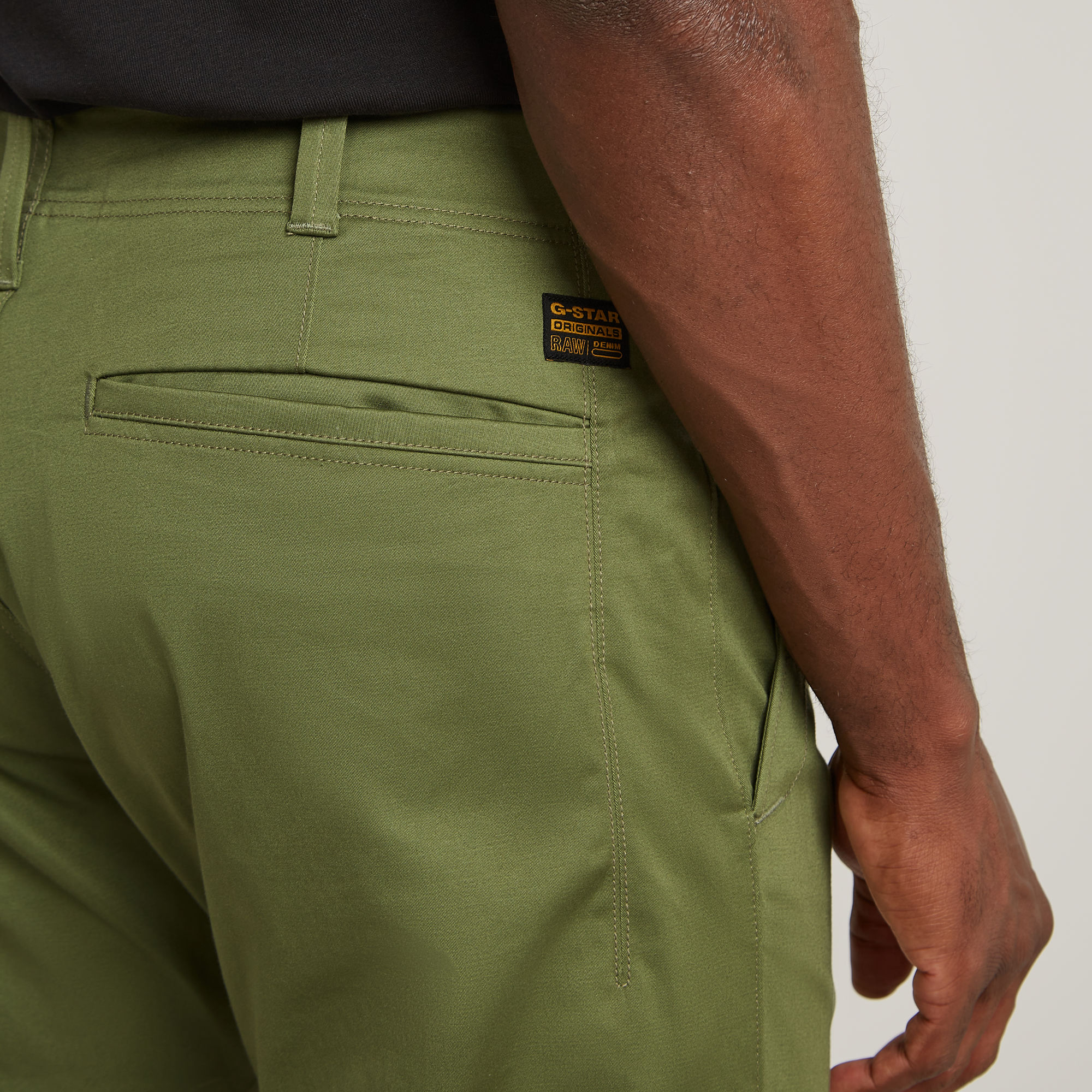 G-Star RAW Mosa Straight Chino Groen Heren