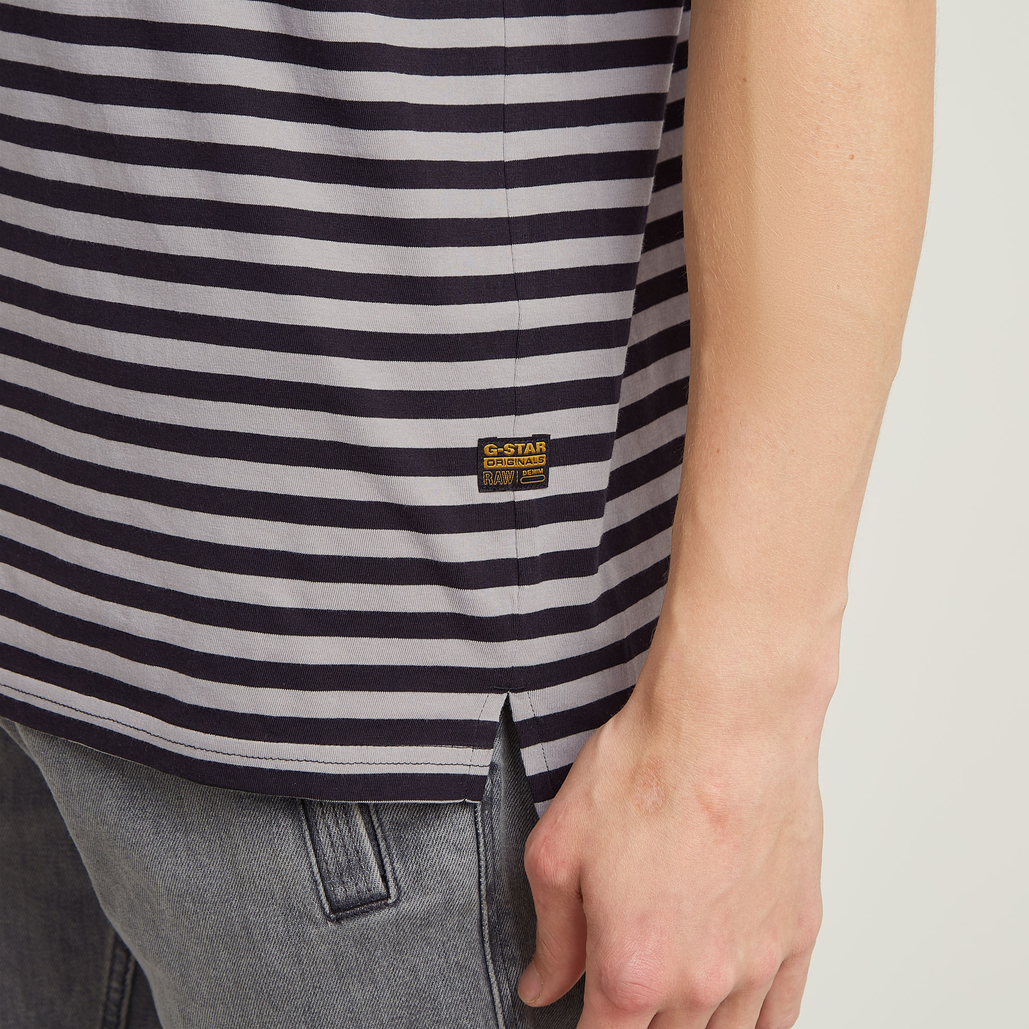 G-Star RAW Nifous Stripe T-Shirt Meerkleurig Heren