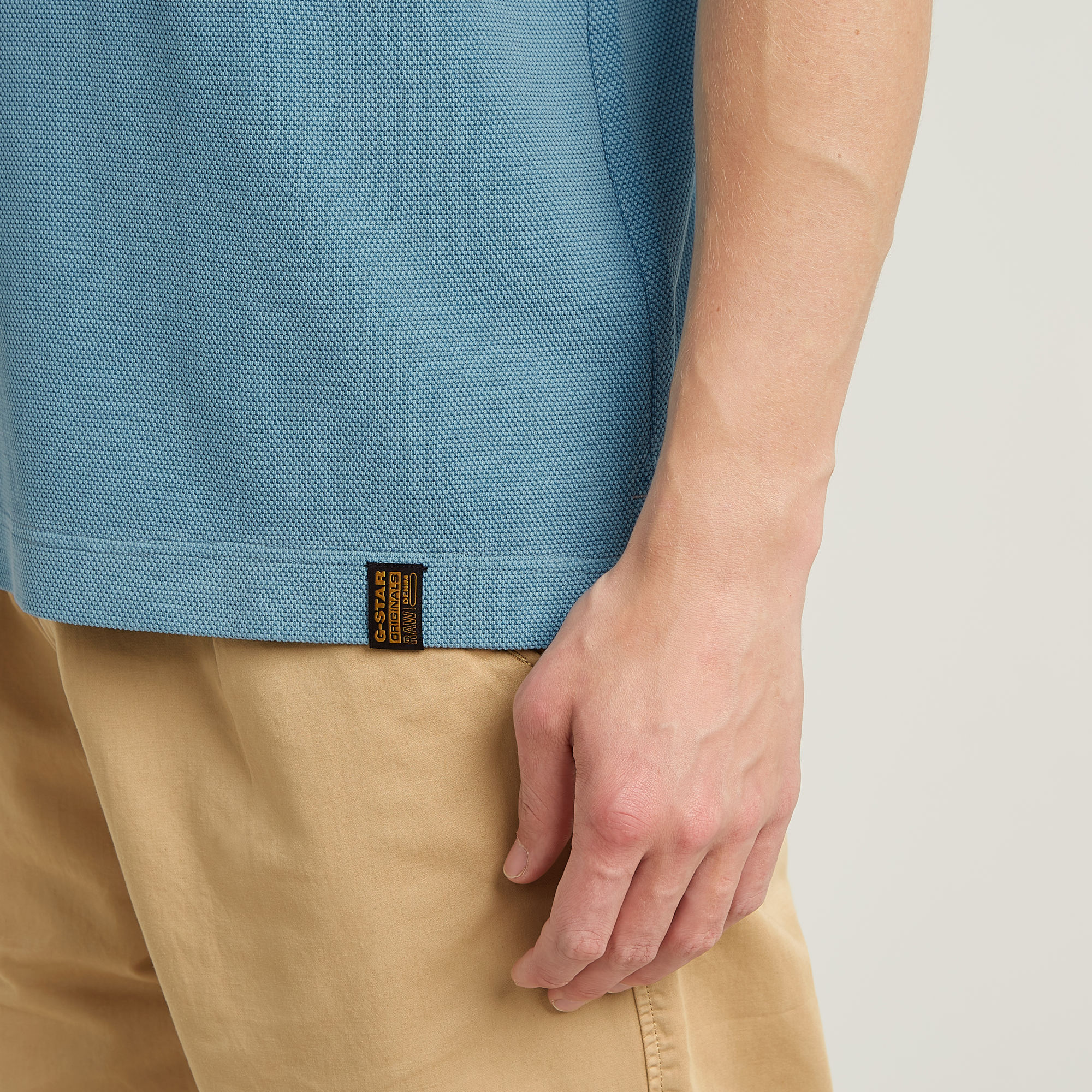 G-Star RAW Essential Polo Midden blauw Heren