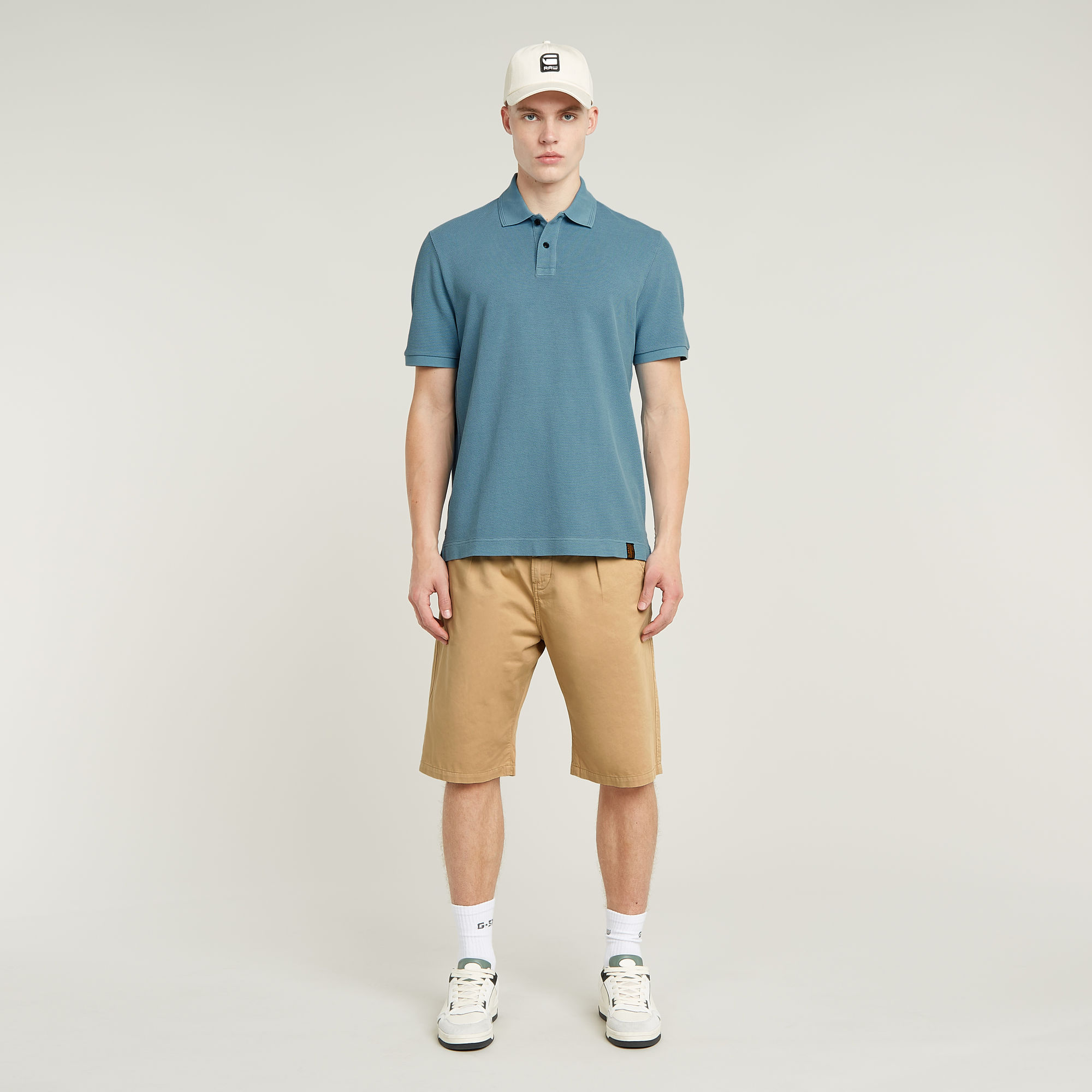 Thumbnail - Essential Poloshirt - Mittelblau - Herren