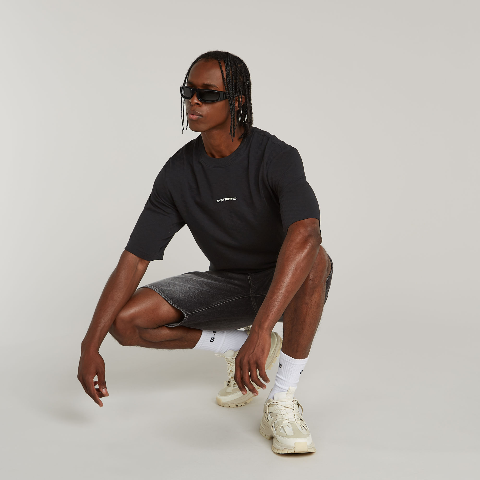 G-Star RAW Dakota Short Clean Edge Grijs Heren