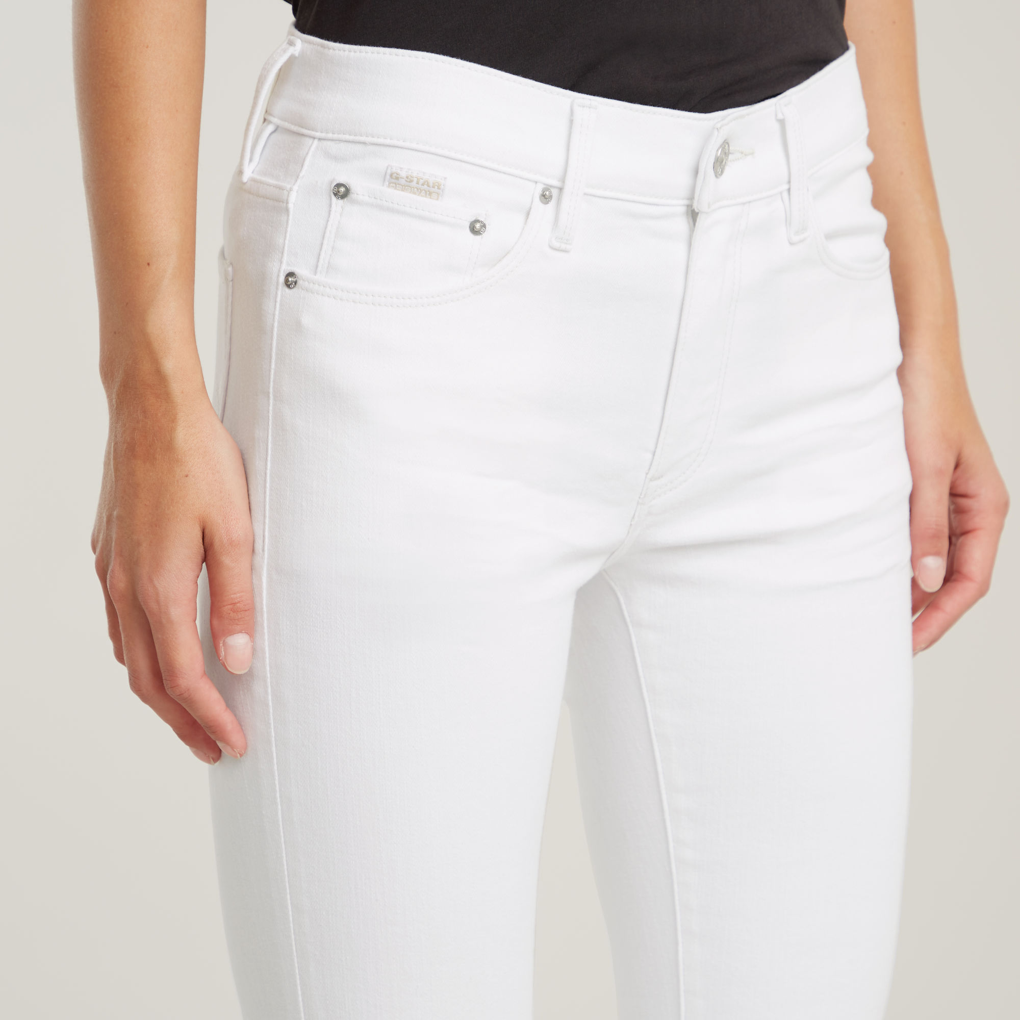 G-Star RAW 3301 Flare Jeans Wit Dames