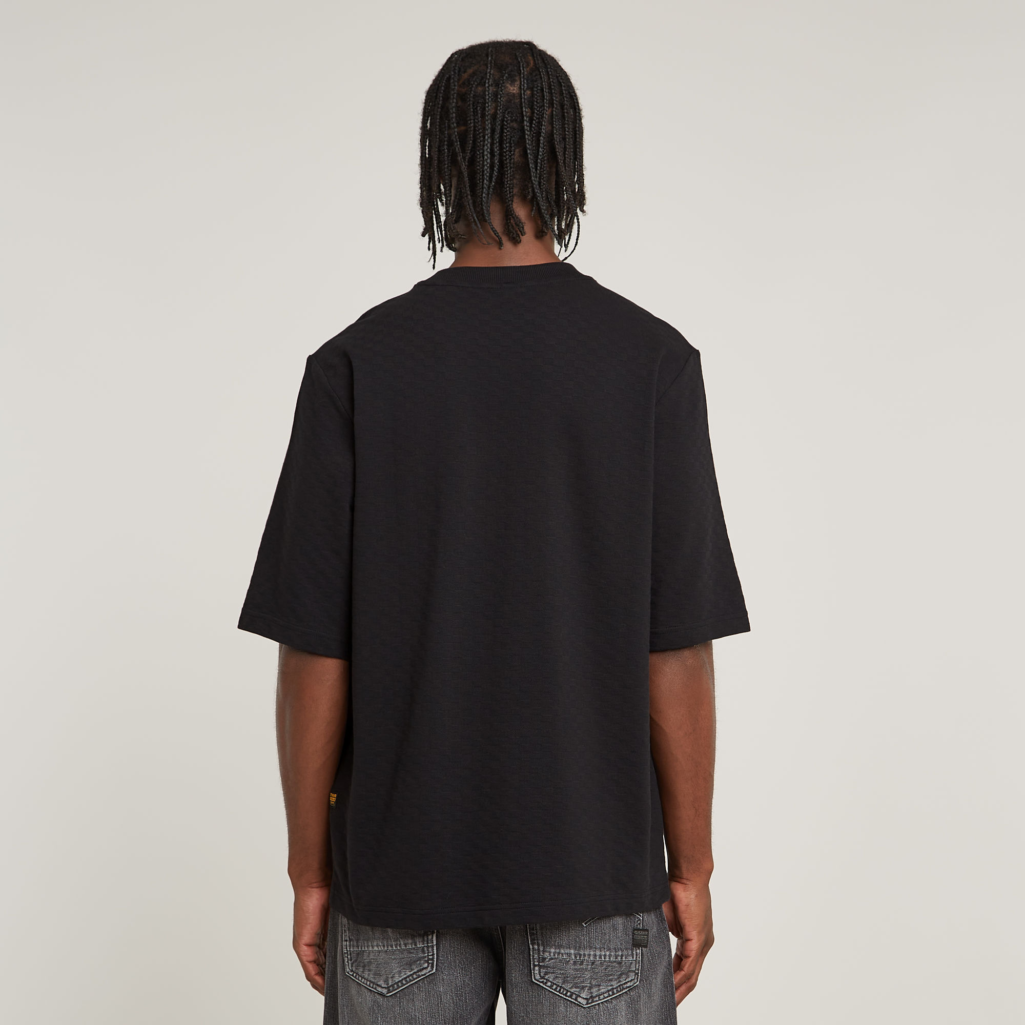G-Star RAW Checquard Tweeter T-Shirt Zwart Heren