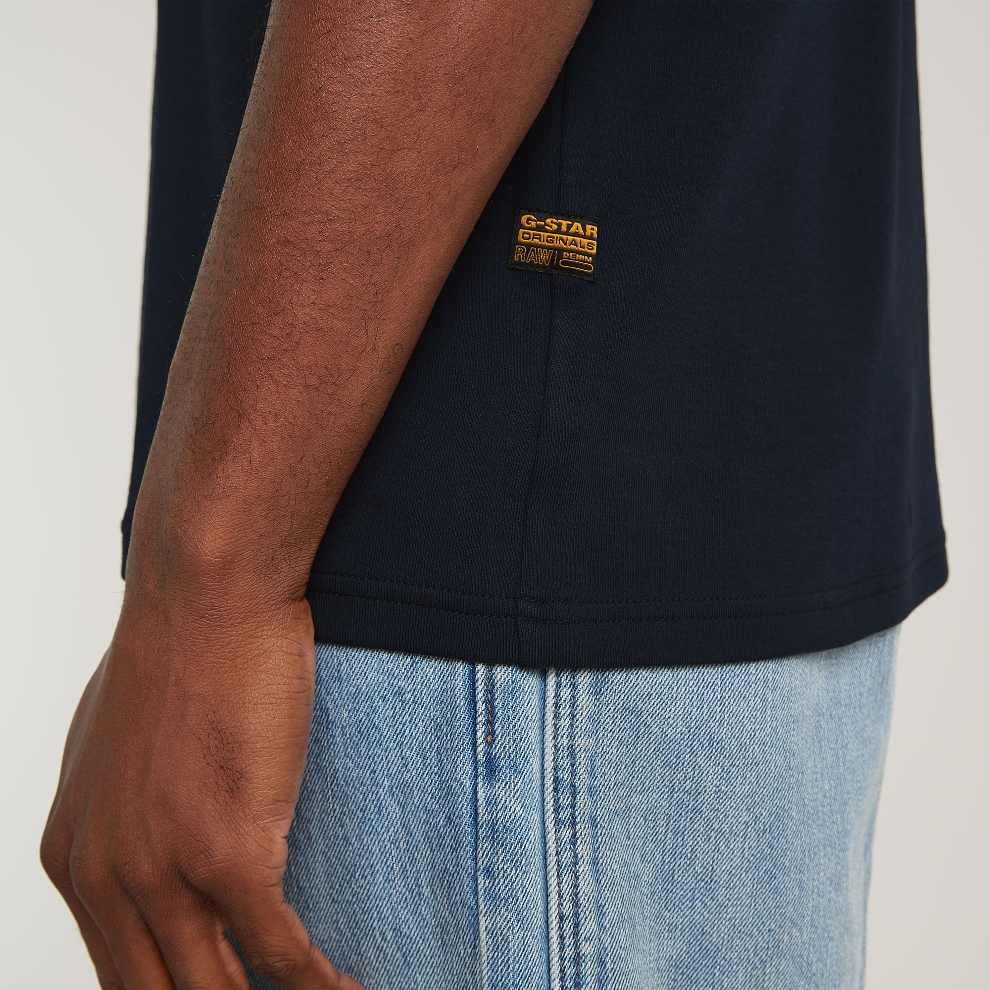 G-Star RAW G-Script T-Shirt Donkerblauw Heren