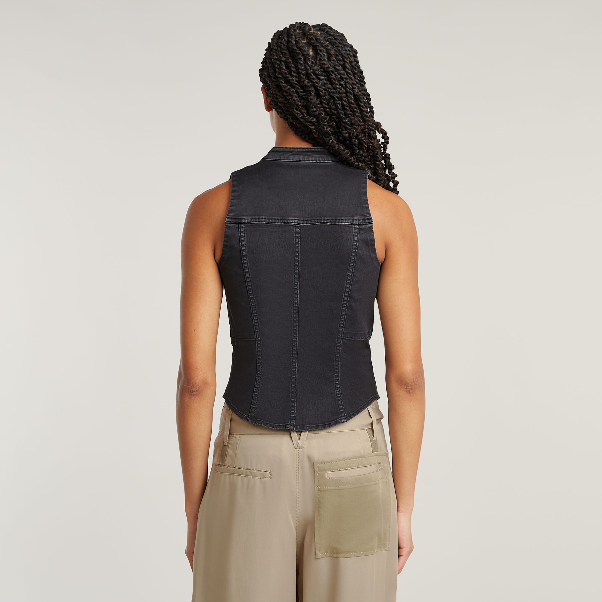 G-Star RAW Sleeveless Top Grijs Dames