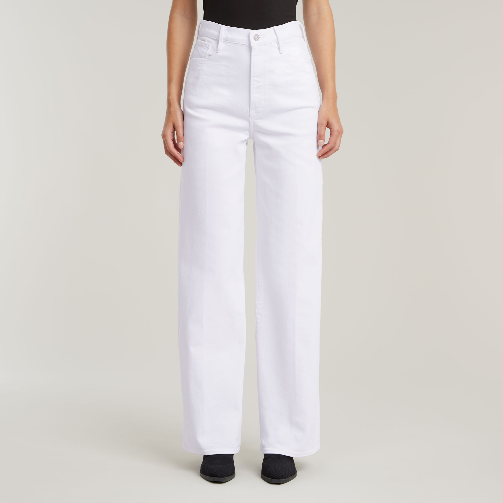 G-Star RAW Deck 2.0 High Loose Jeans - Wit - Dames