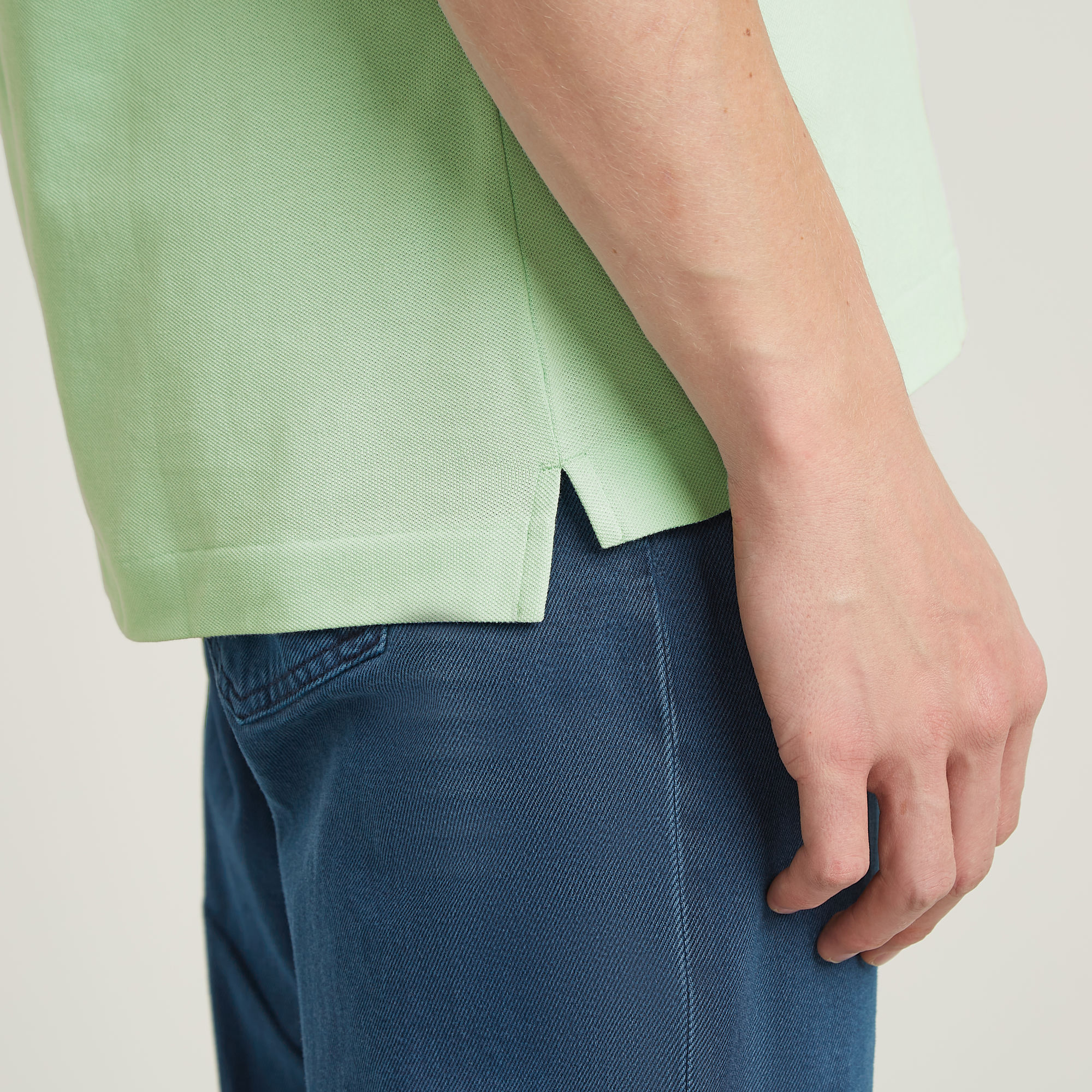 G-Star RAW Dunda Slim Stripe Polo Groen Heren