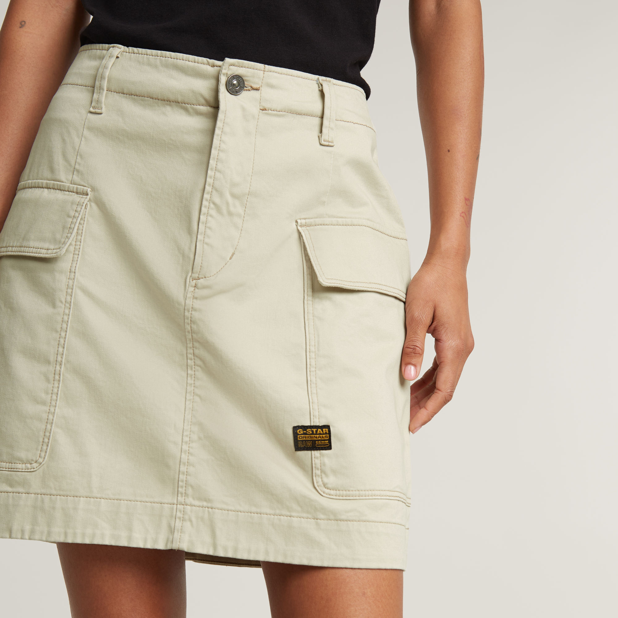 G-Star RAW Cargo Minirok Beige Dames
