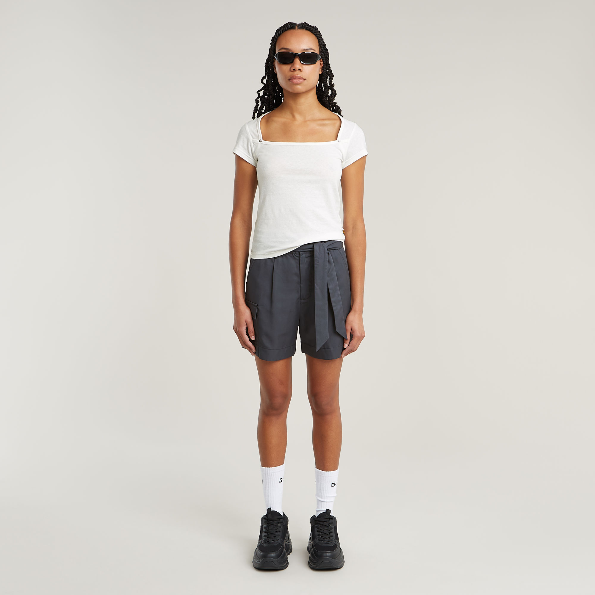 G-Star RAW Sweet Heart Slim Top Wit Dames