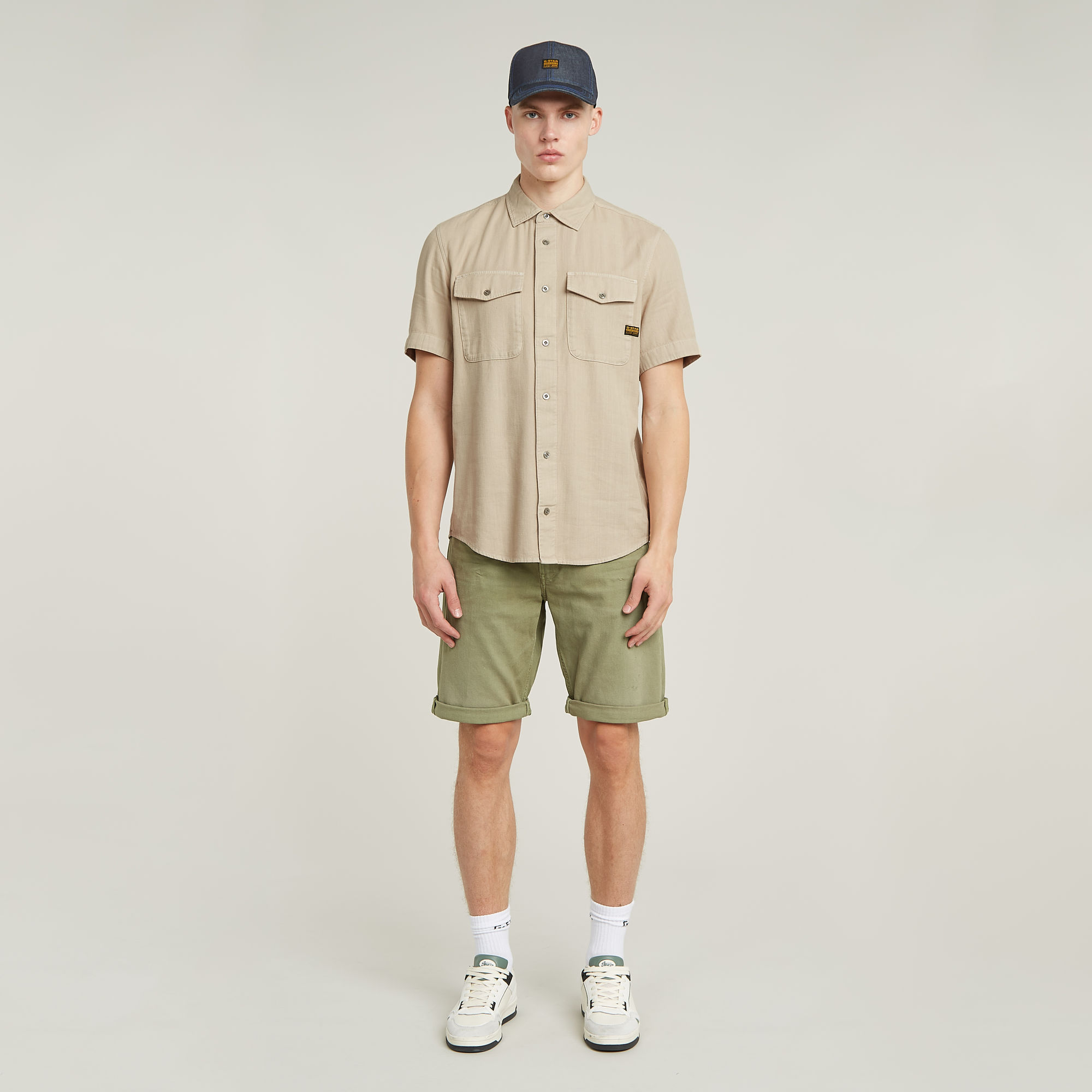G-Star RAW Mosa Straight Short Groen Heren