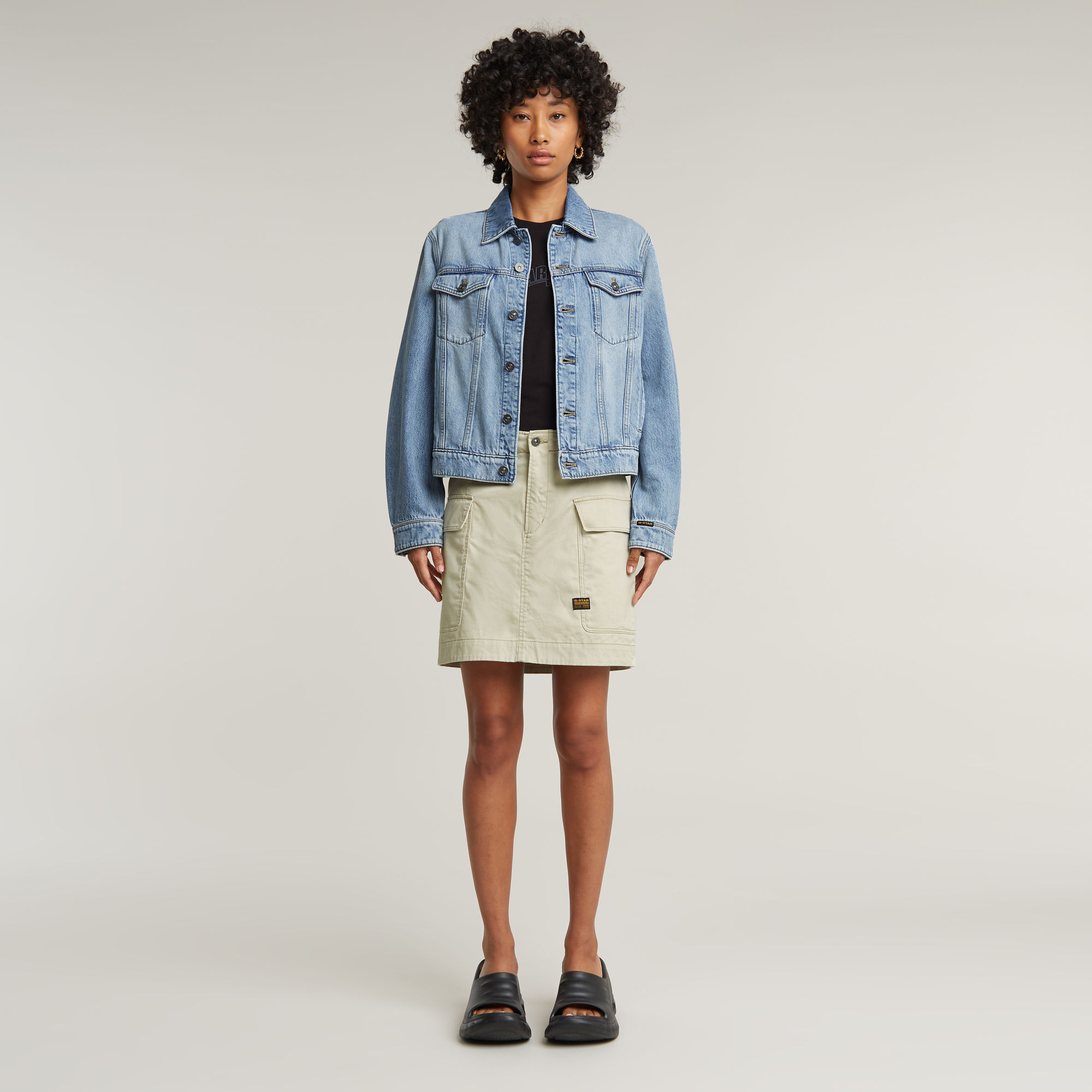 G-Star RAW Cargo Minirok Beige Dames