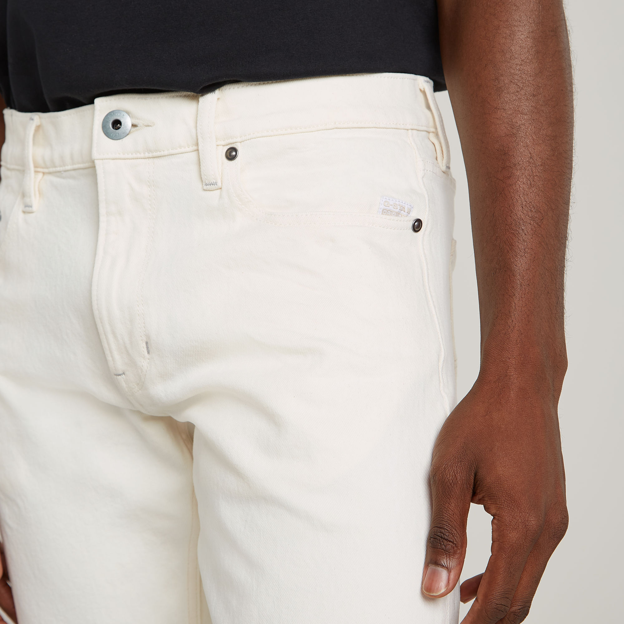 G-Star RAW Mosa Straight Jeans Beige Heren