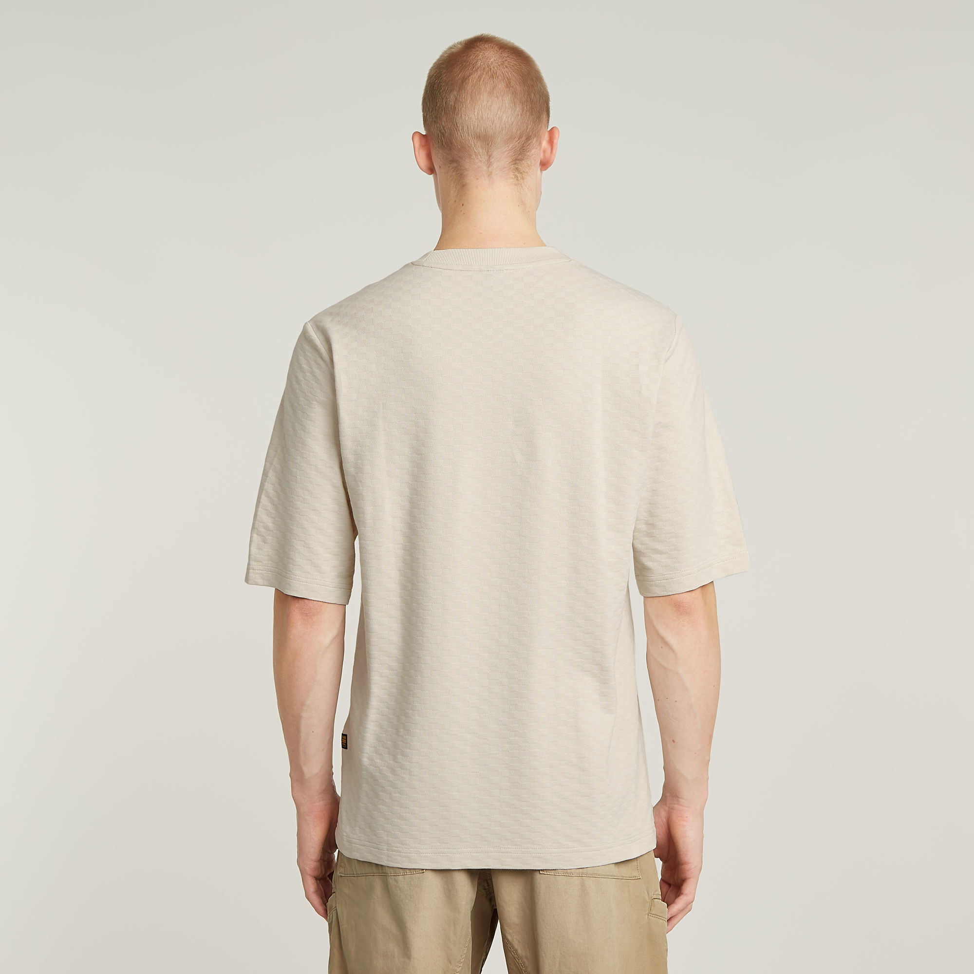 G-Star RAW Checquard Tweeter T-Shirt Wit Heren