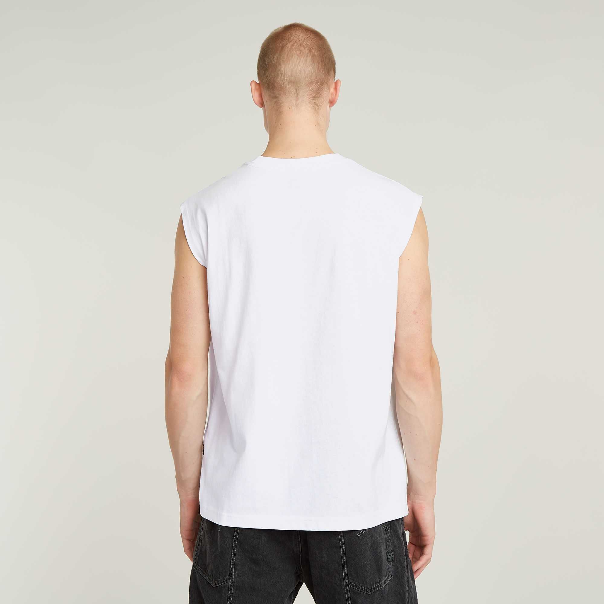 G-Star RAW Boxy T-Shirt Wit Heren