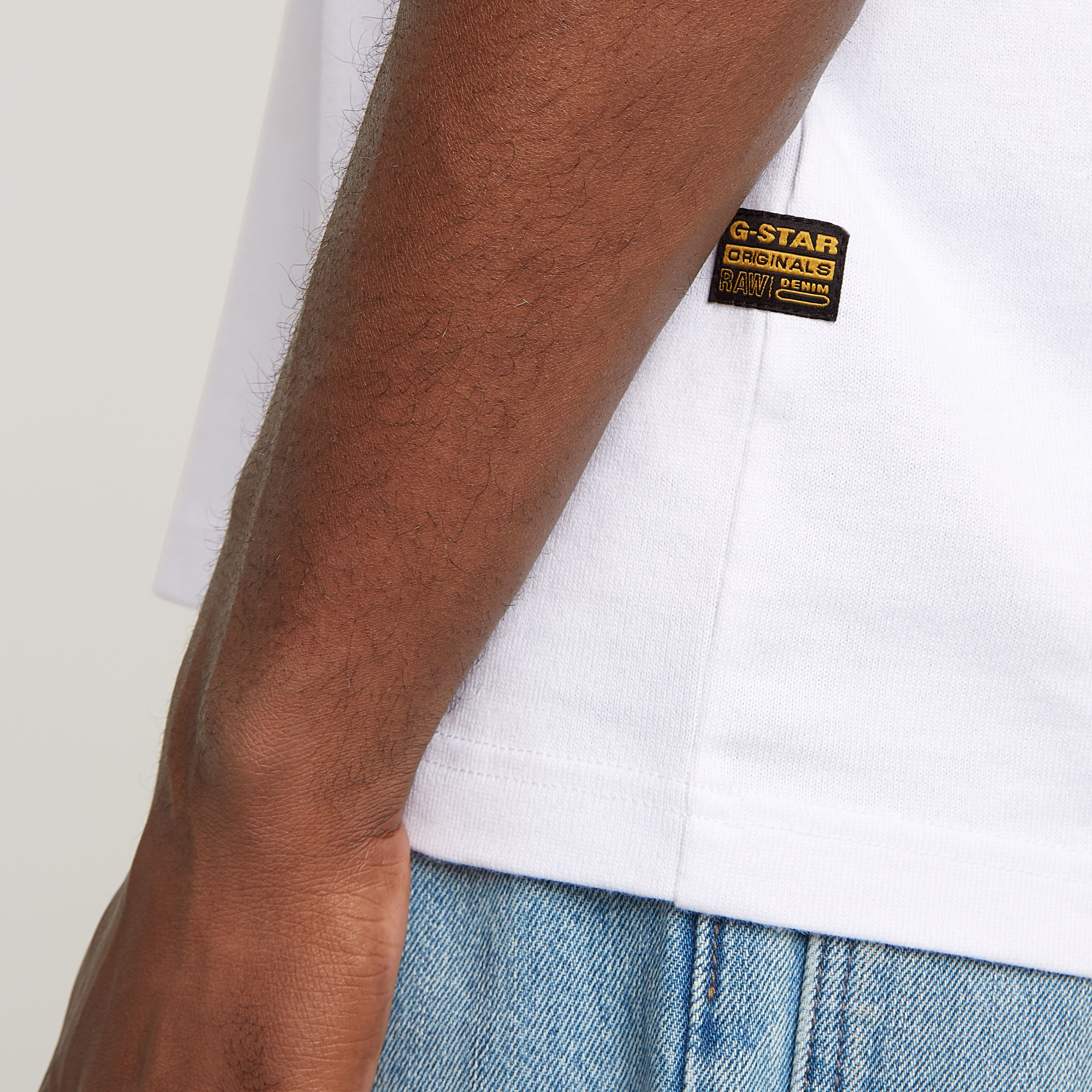 G-Star RAW Shipping Graphic Boxy T-shirt Wit Heren