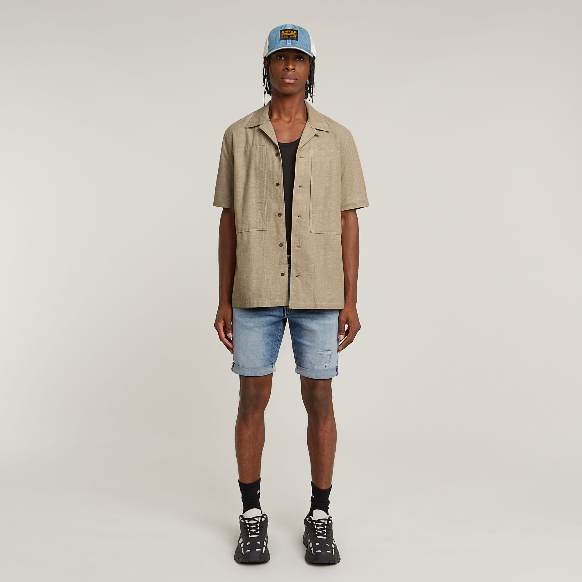 Thumbnail - Workwear Resort Regular Hemd - Mehrfarbig - Herren