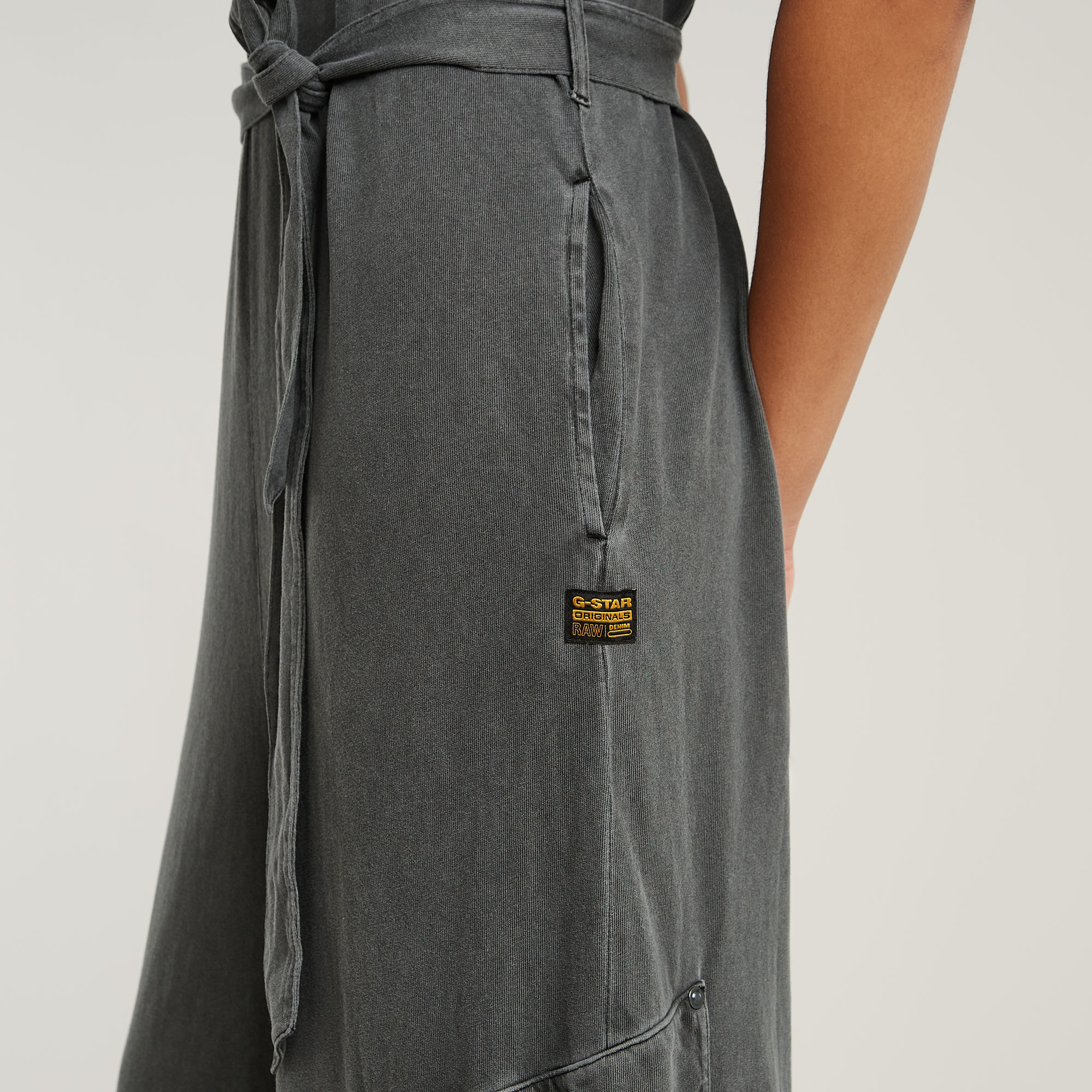 G-Star RAW Overdyed Utility Loose Jumpsuit Zwart Dames