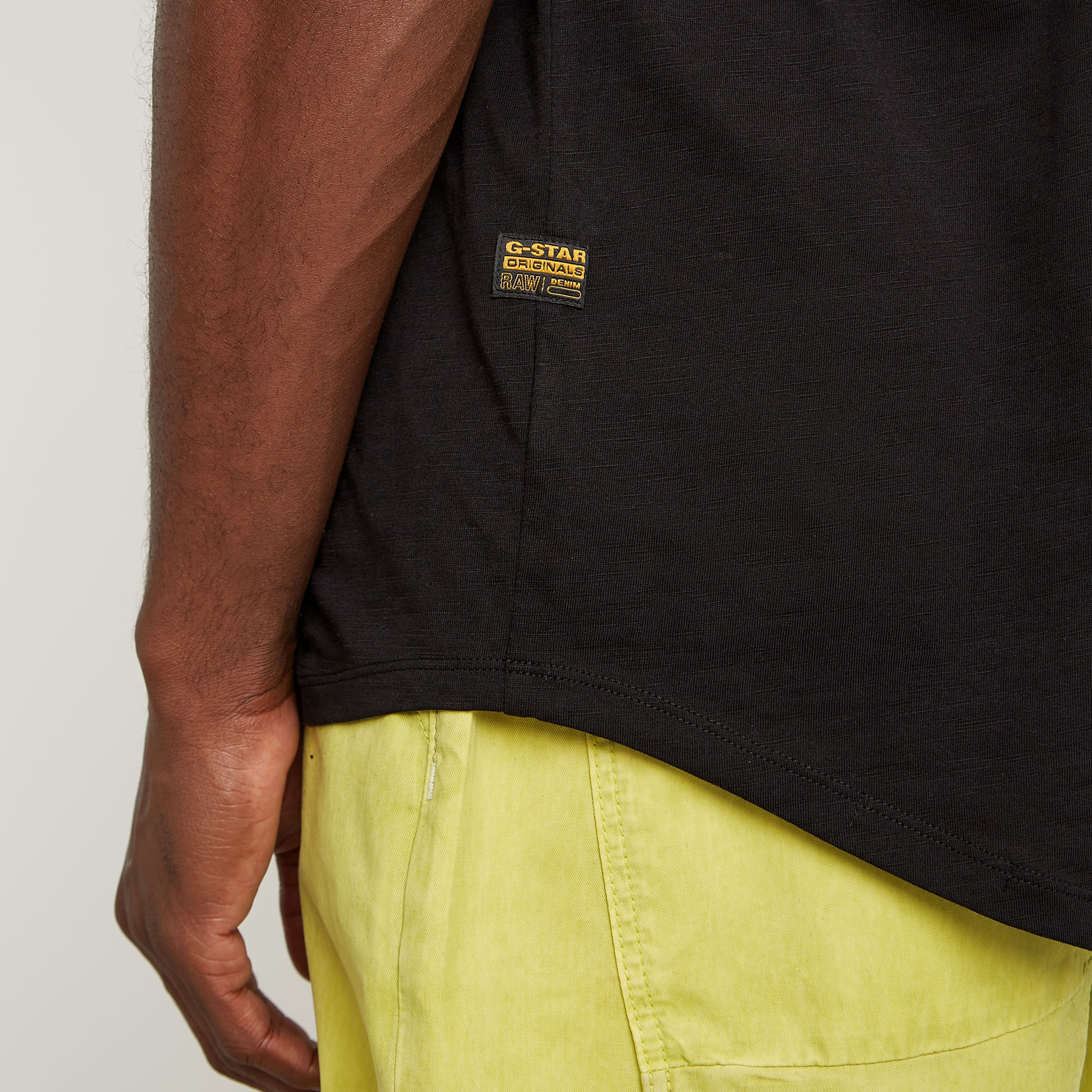G-Star RAW Lash Back Graphic T-Shirt Zwart Heren