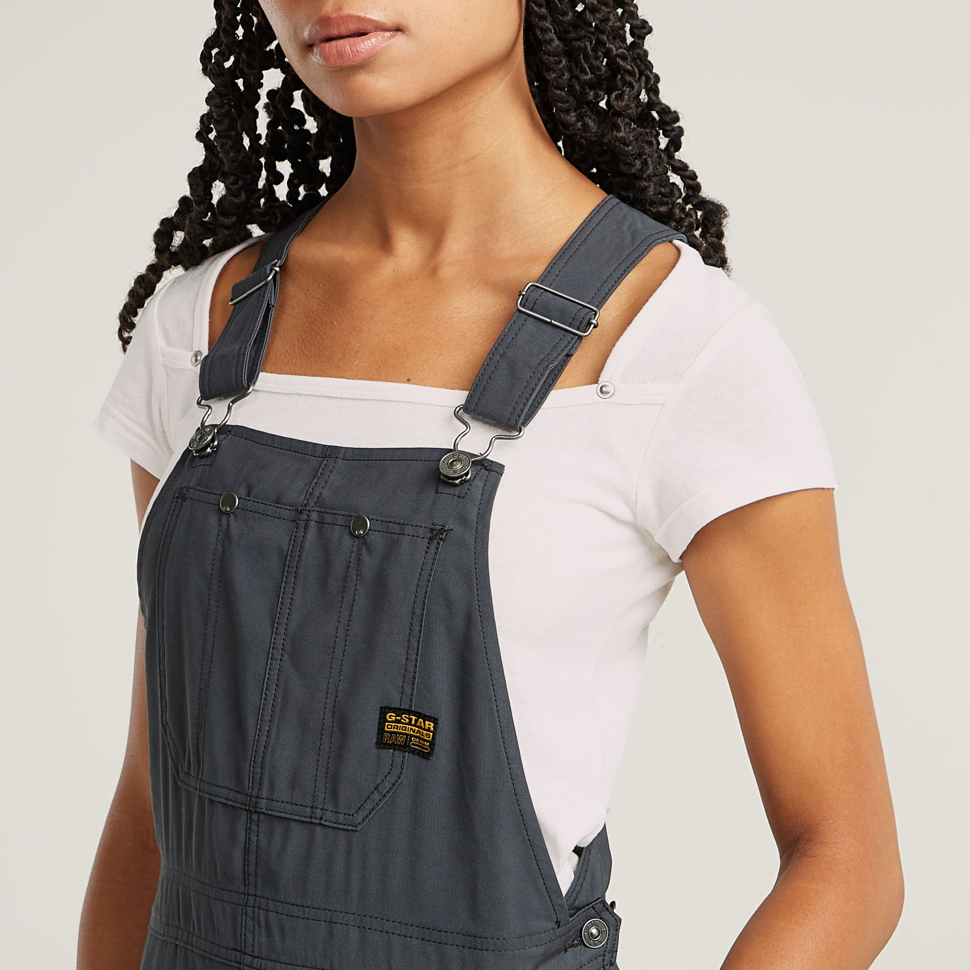 G-Star RAW Tuinbroek Jurk Grijs Dames