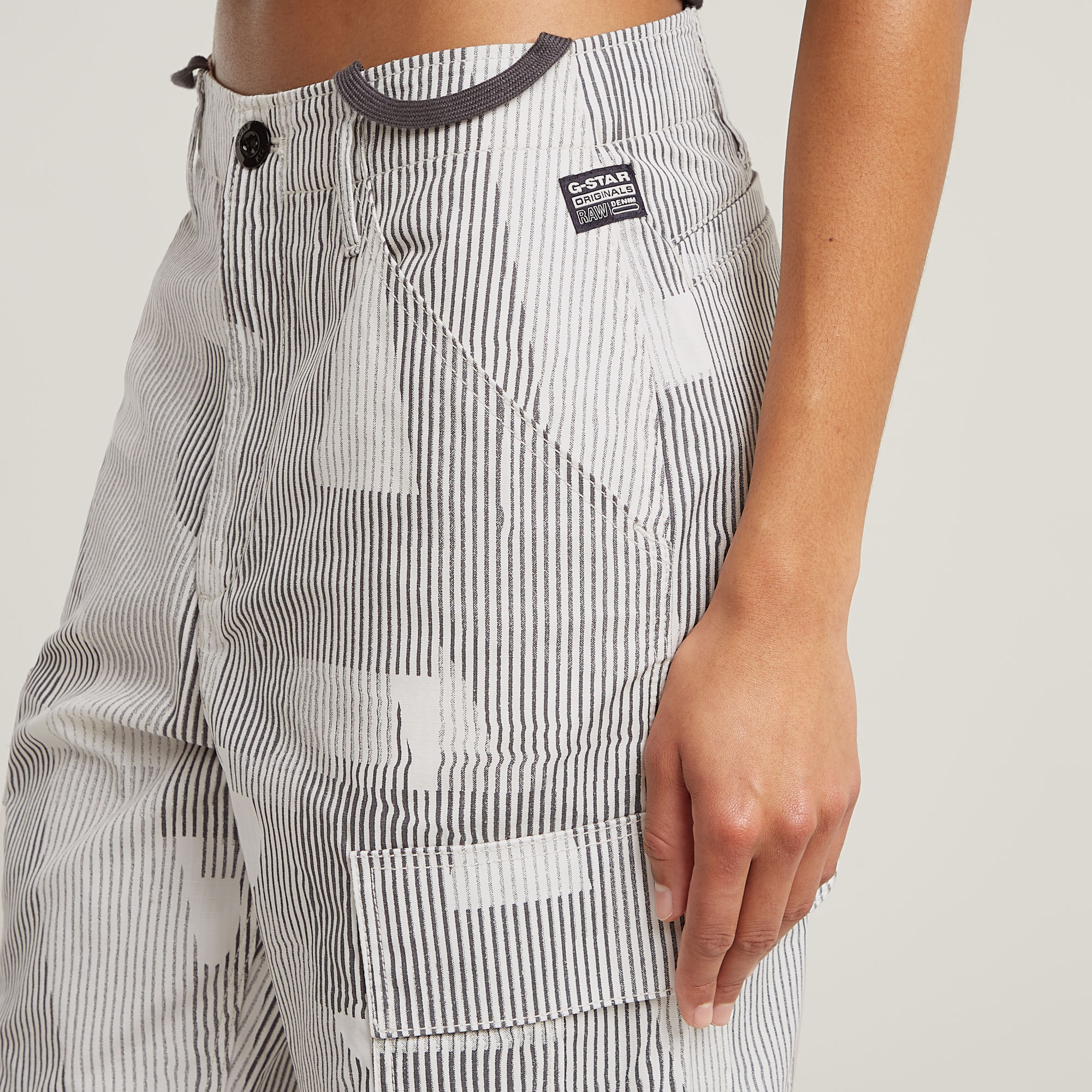 G-Star RAW Cropped Cargobroek Meerkleurig Dames
