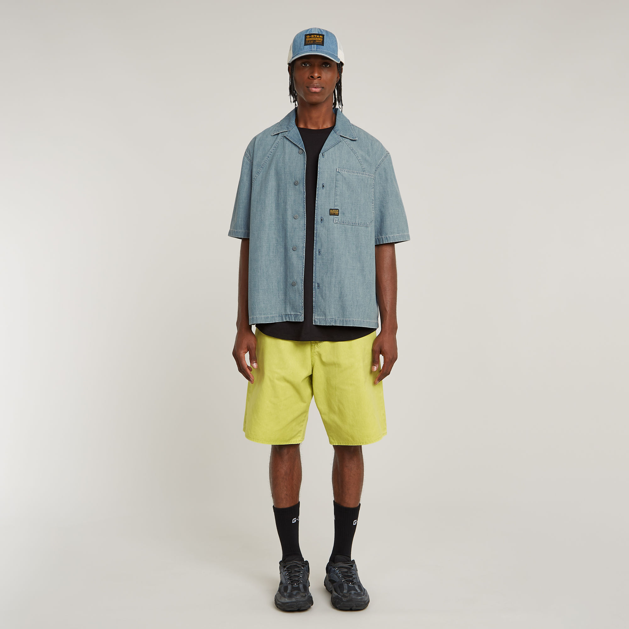 G-Star RAW Lash Back Graphic T-Shirt Zwart Heren