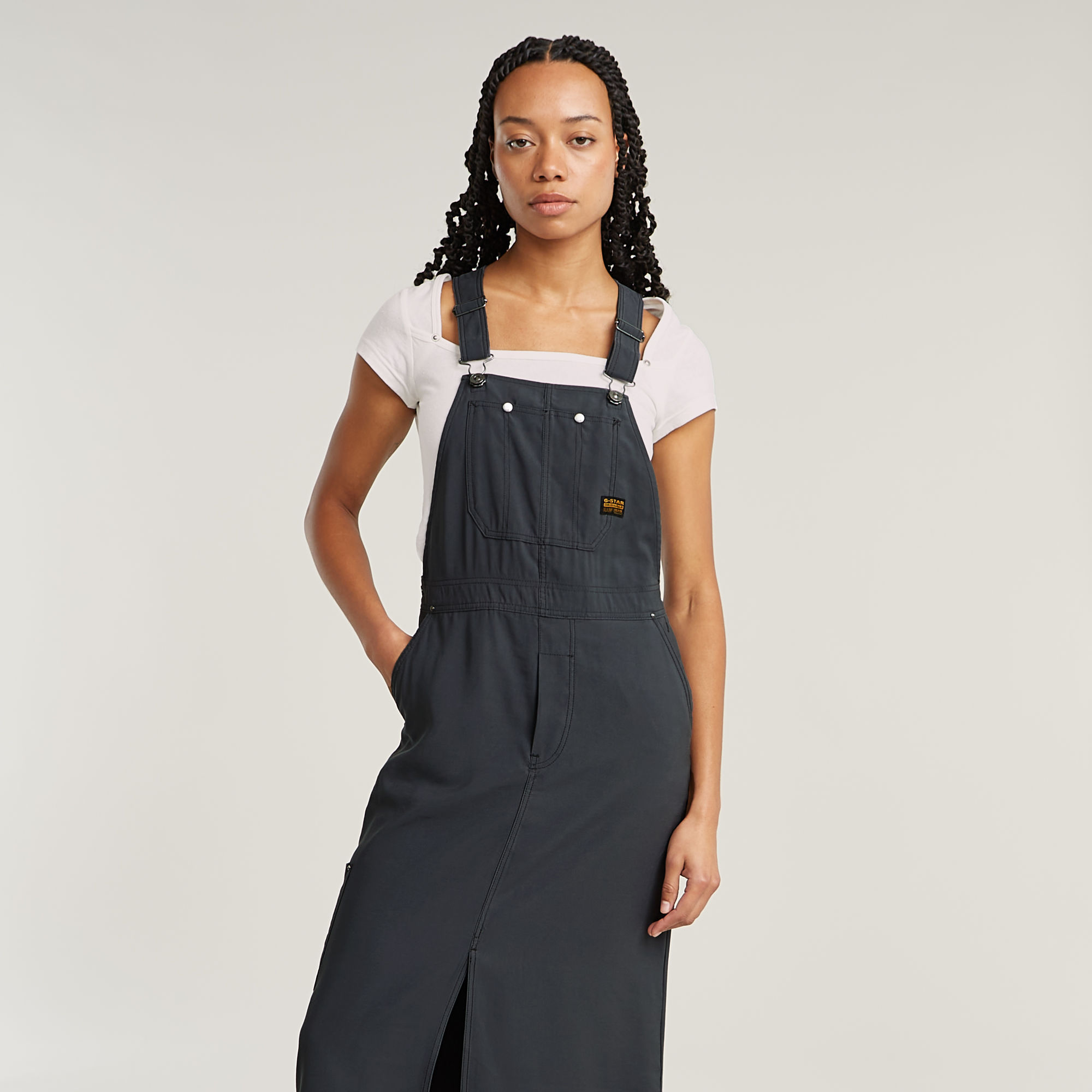 G-Star RAW Tuinbroek Jurk Grijs Dames