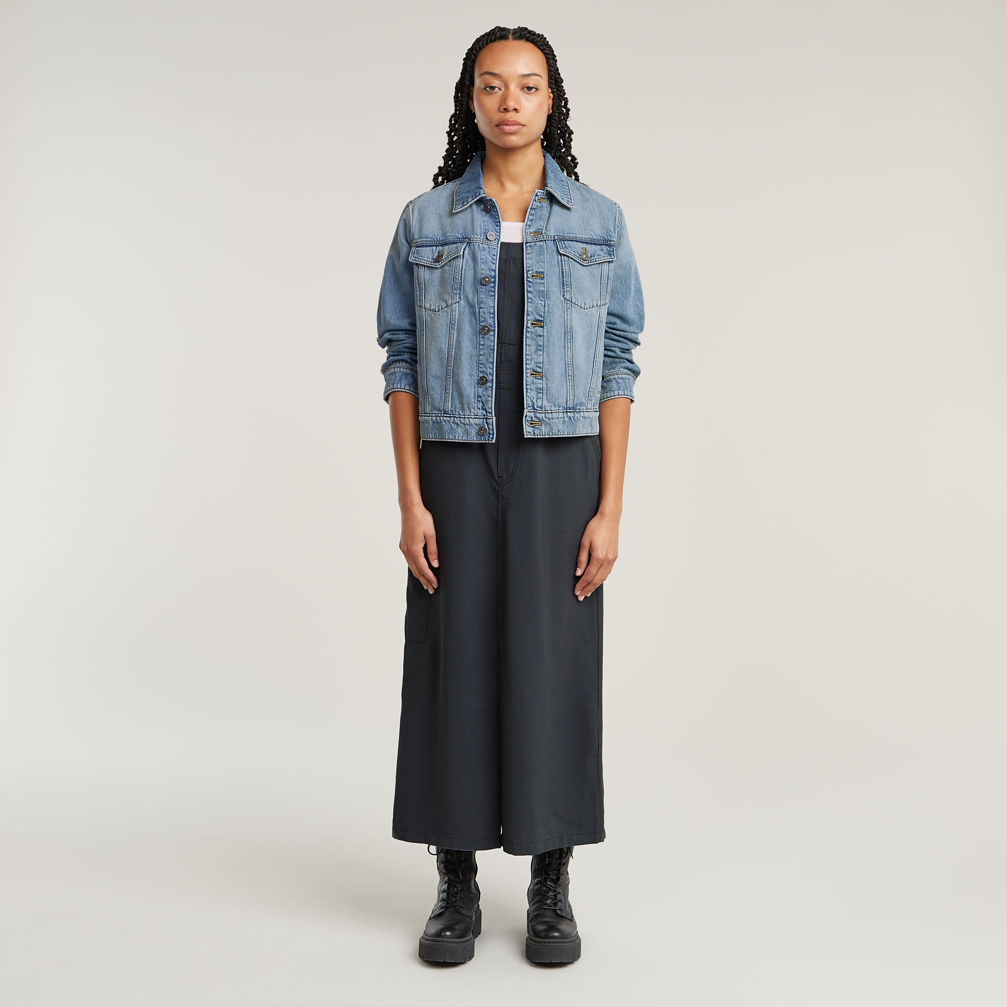 G-Star RAW Tuinbroek Jurk Grijs Dames